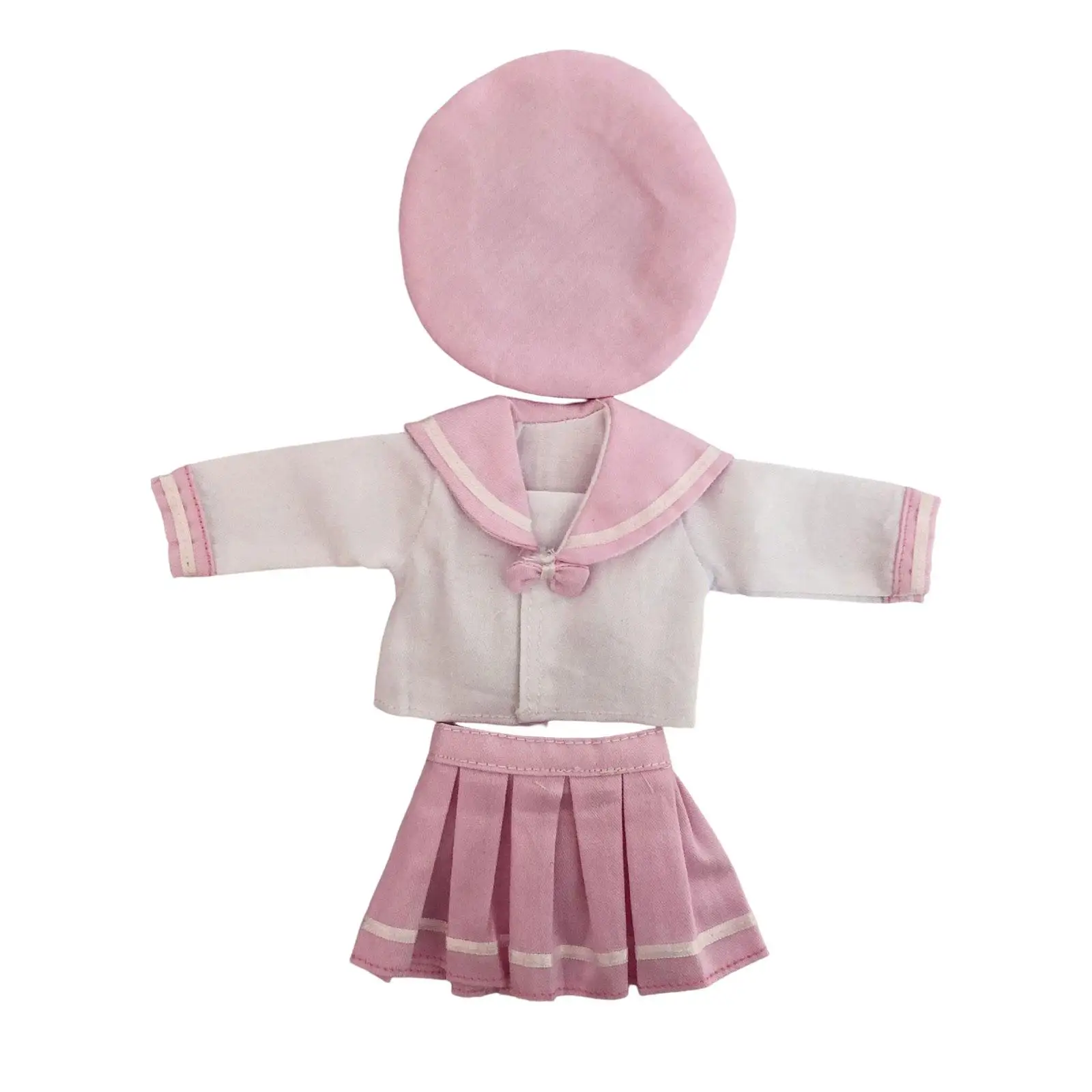 Fashion Doll Clothes Sailor Suit School Uniforms Outfits for 30cm 12`` Doll Birthday Gift Accessory Dress up Girl Toy