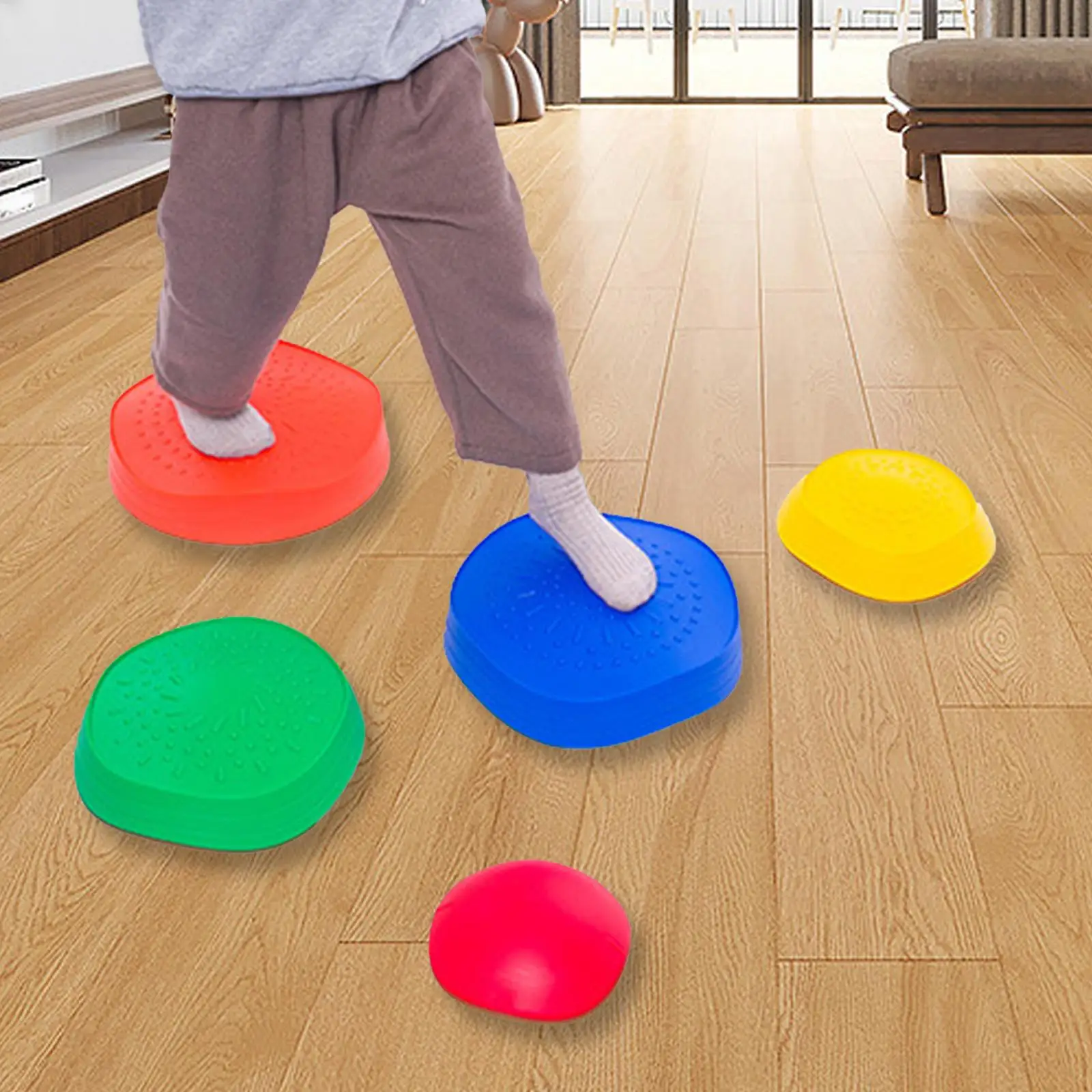 Balance Stepping Stones Balance Toy Blocks for Boys Girls Ages 3+ Children