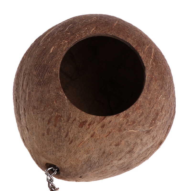 Title 10, Natural Coconut for shell Bird Nest House Cage...