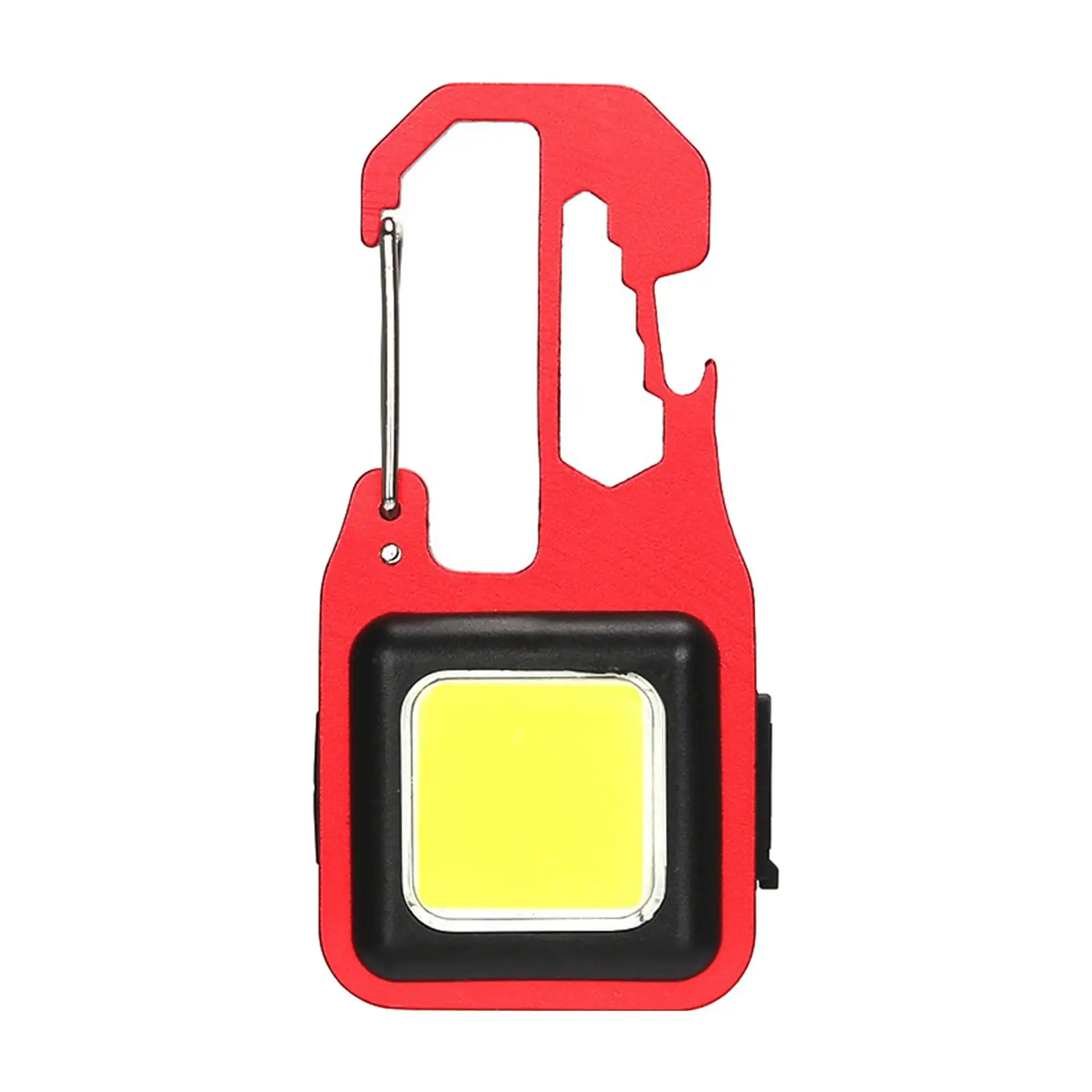 Portable COB flashlights Keychain Bottle Opener Camping Magnet Base Keyring Bright pocket USB Rechargeable Torch Light LED