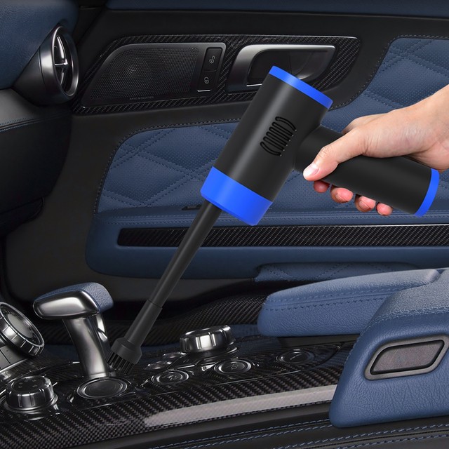 Cordless air blower for outlet car