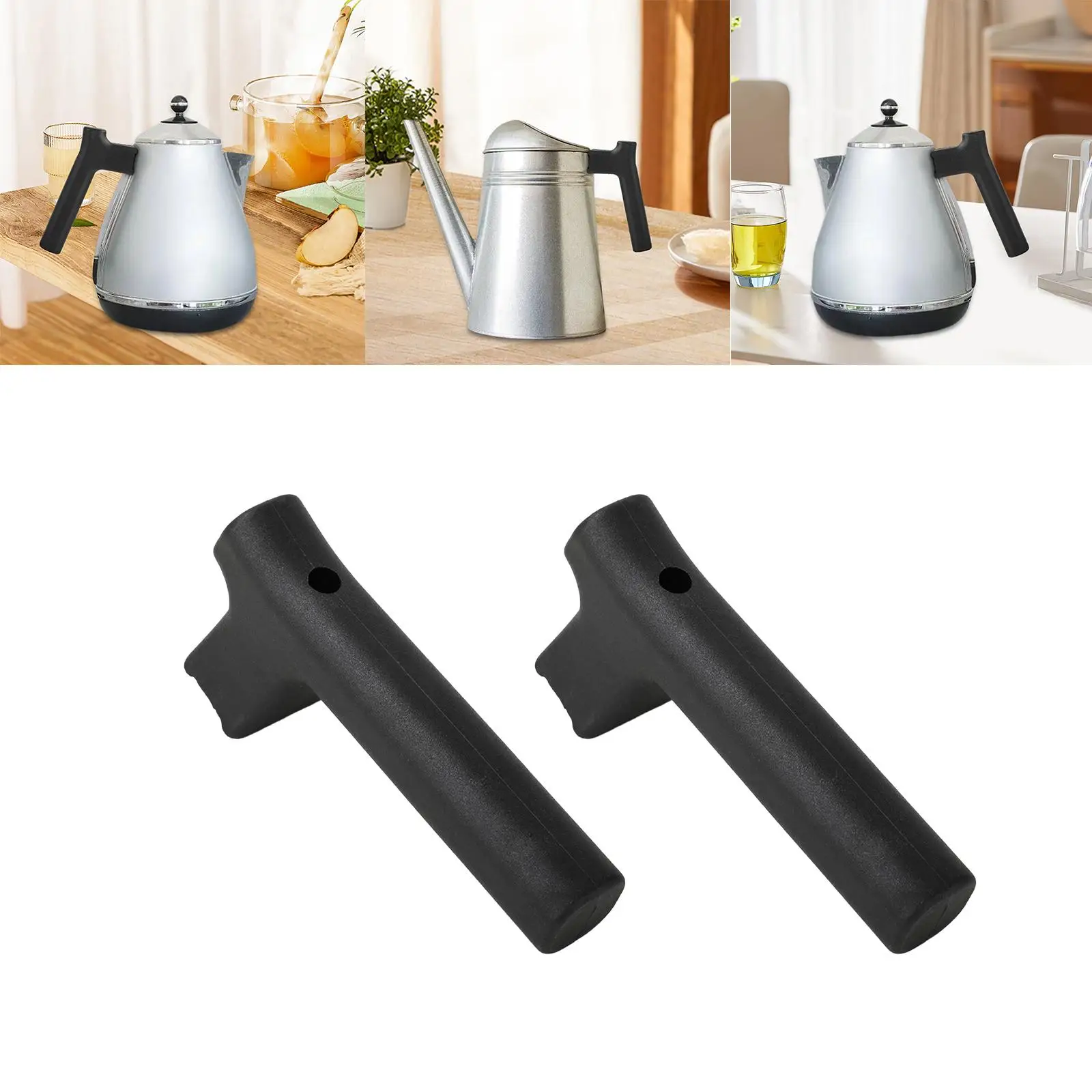 2 Pieces Kettle Handle Holder Replaces Part Wide Applications Professional Coffee Machines Tool for Kitchen Utensils Supplies