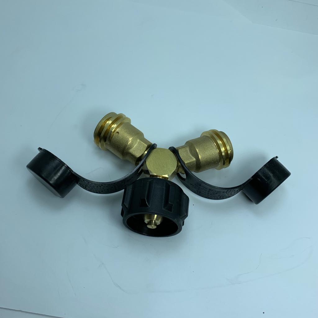 Description Picture 4 of itemSplitter,  Y Splitter Adater, QCC Brass Adapter Connector for  Appliance , Camping Stove, Heater, Gas Burner