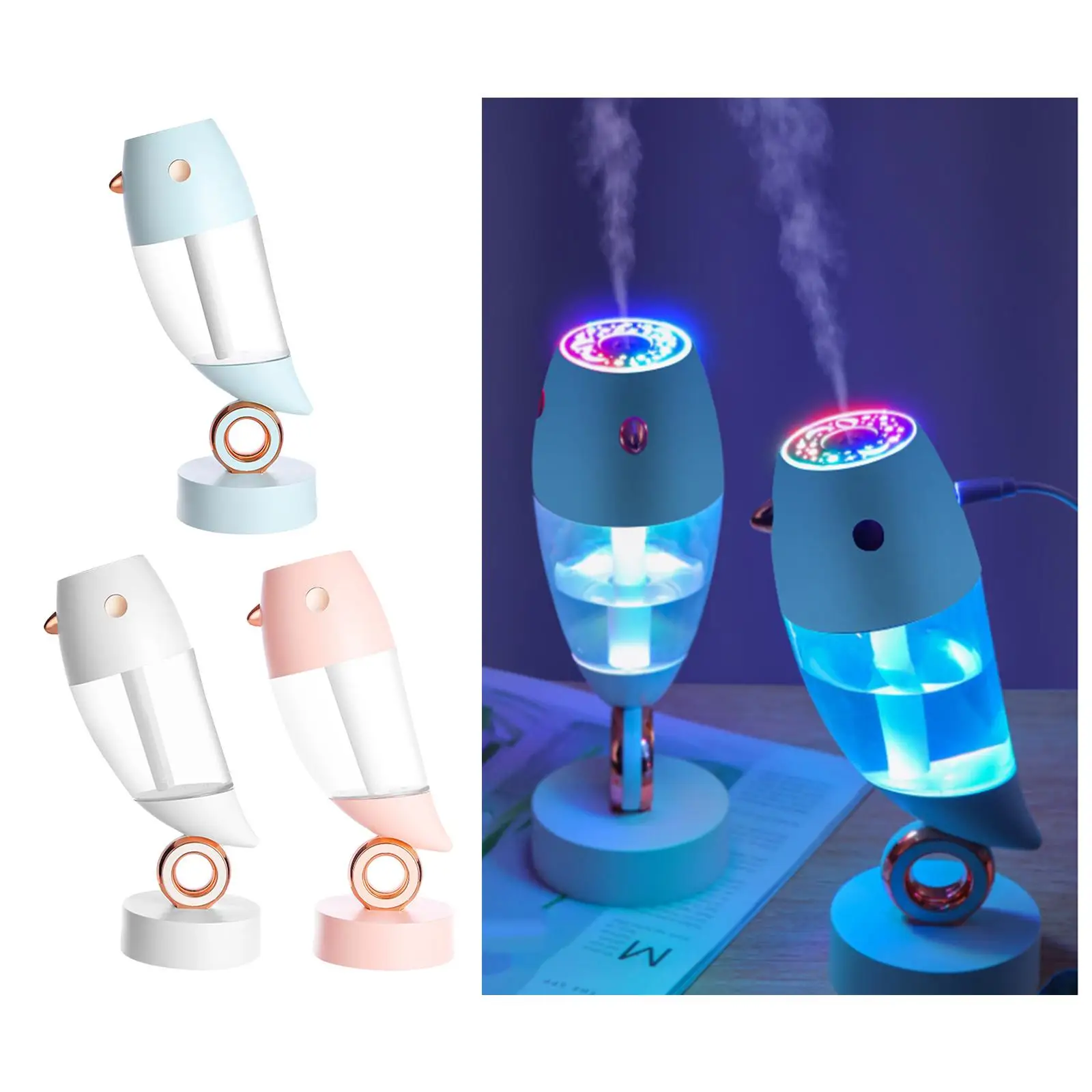 Humidifiers with Star Screen Projector, Night Light, Cold Mist Humidifier, USB Air Diffuser, Best Gift for