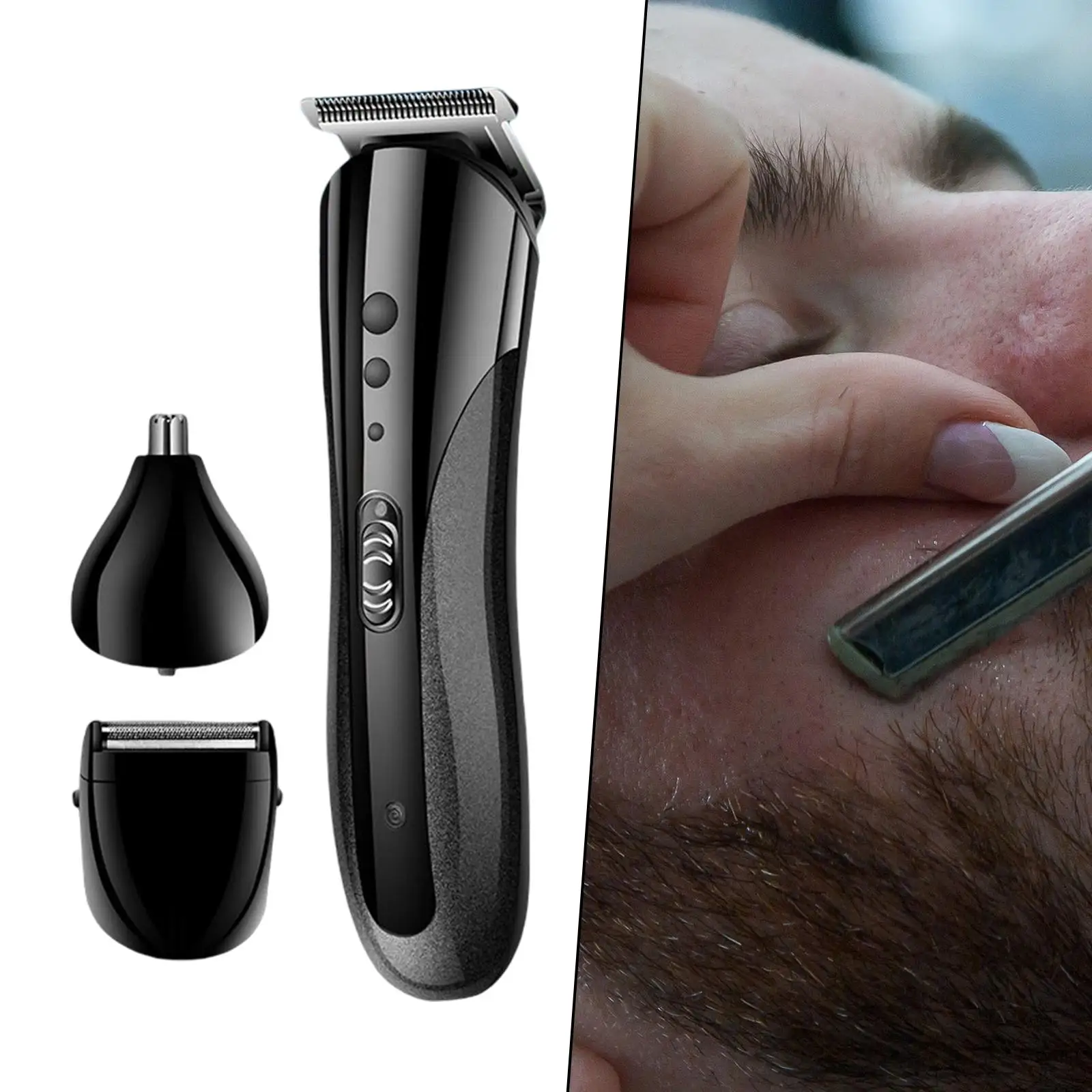 Hair Clippers Trimmer USB Charging Carbon  Blades Hair Cutting Hair  Grooming Kit Barber Tool Men Gifts EU