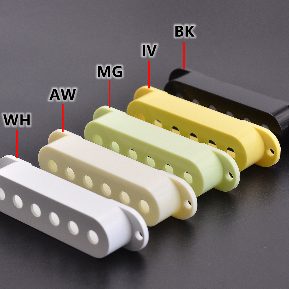 Description Picture 3 of item1 Piece Single Coil Pickup Cover For ST/SQ Electric Guitar Pickup Lid/Shell/Top 50MM/52MM  Made In Korea