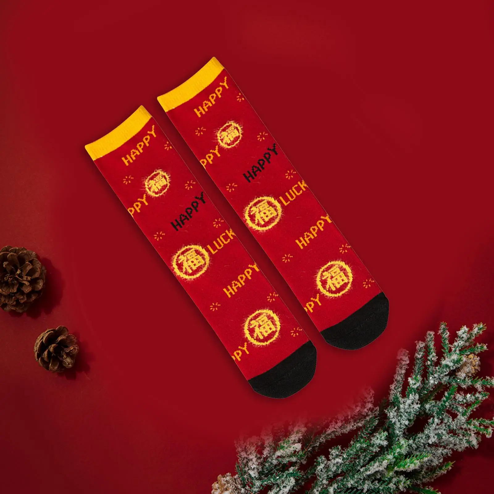 Children Stockings New Year Socks Winter Warm Socks Long Stockings for Girls Toddlers Gifts