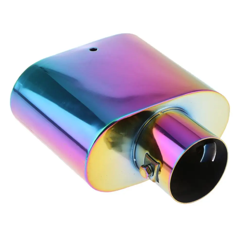 Stainless Steel Exhaust  Tail Pipe Tip Car Tail Throat Pipe
