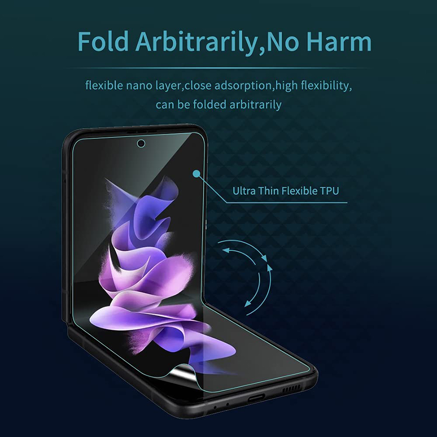 1-3Pcs For Samsung Galaxy Z Fold5 6 5G Outside Matte Hydrogel Film Samsung Galaxy Z Flip4 3 5G Frosted Screen Protector No Glass