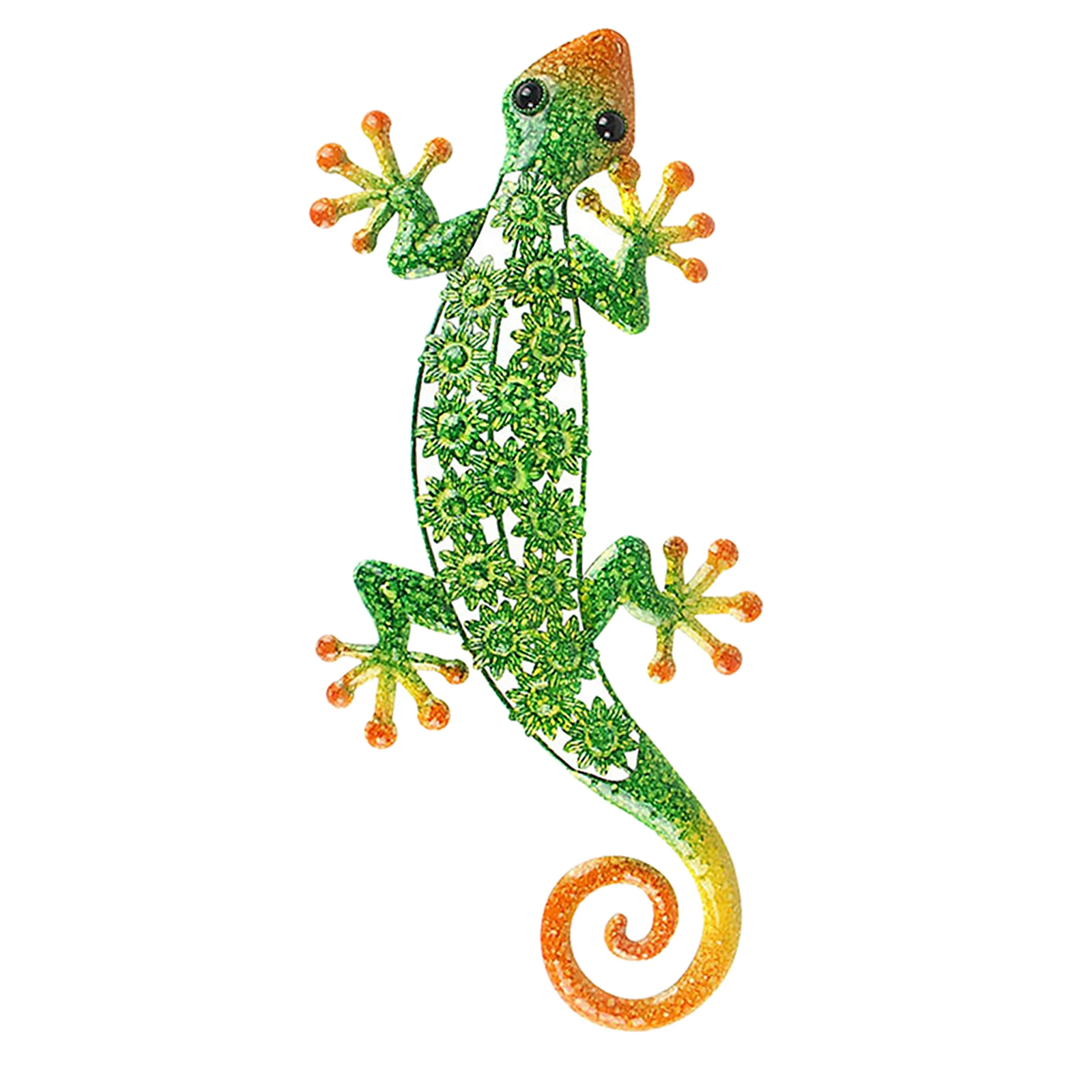 Premium Metal Gecko Wall  indoor  for Fairy Garden Yard Fence