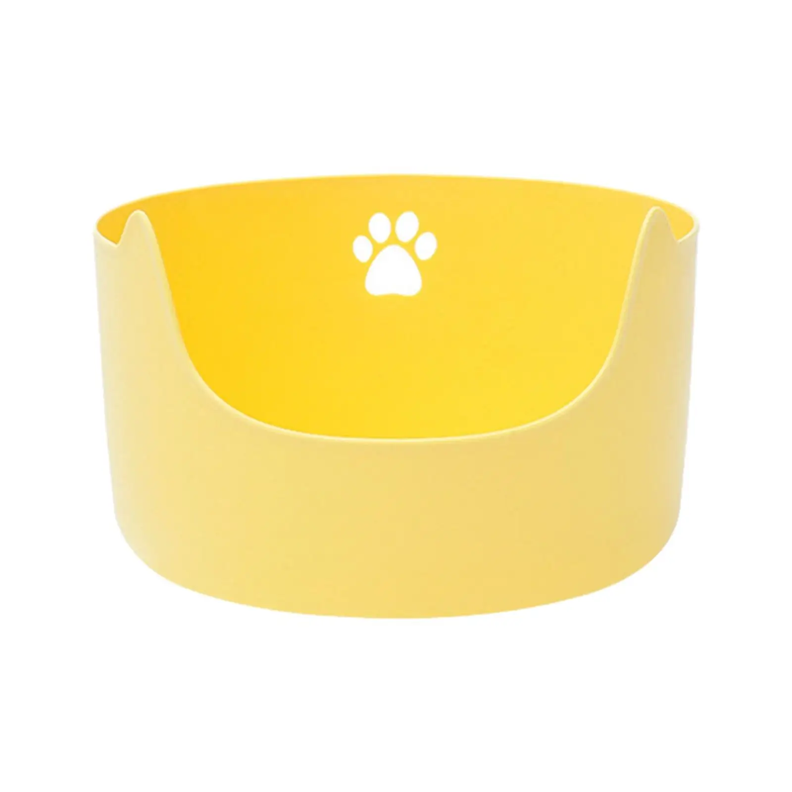 Cats Litter Pan with High Sides Pet Supplies Nonstick Durable Open Cats Litter Tray Large Space for Small and Large Cats