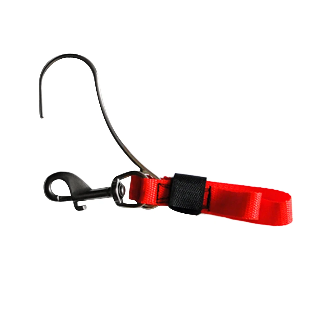 Heavy Duty Scuba Cave Diving Webbing and Swivel   Snap Clip