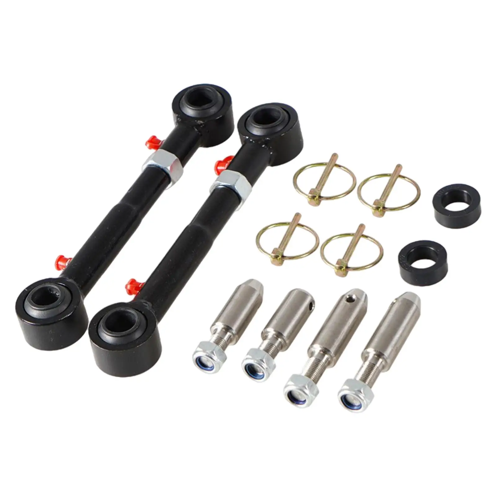 Front Sway Bar Links Disconnects Stainless Steel Fit for Jeep Wrangler JK Jku