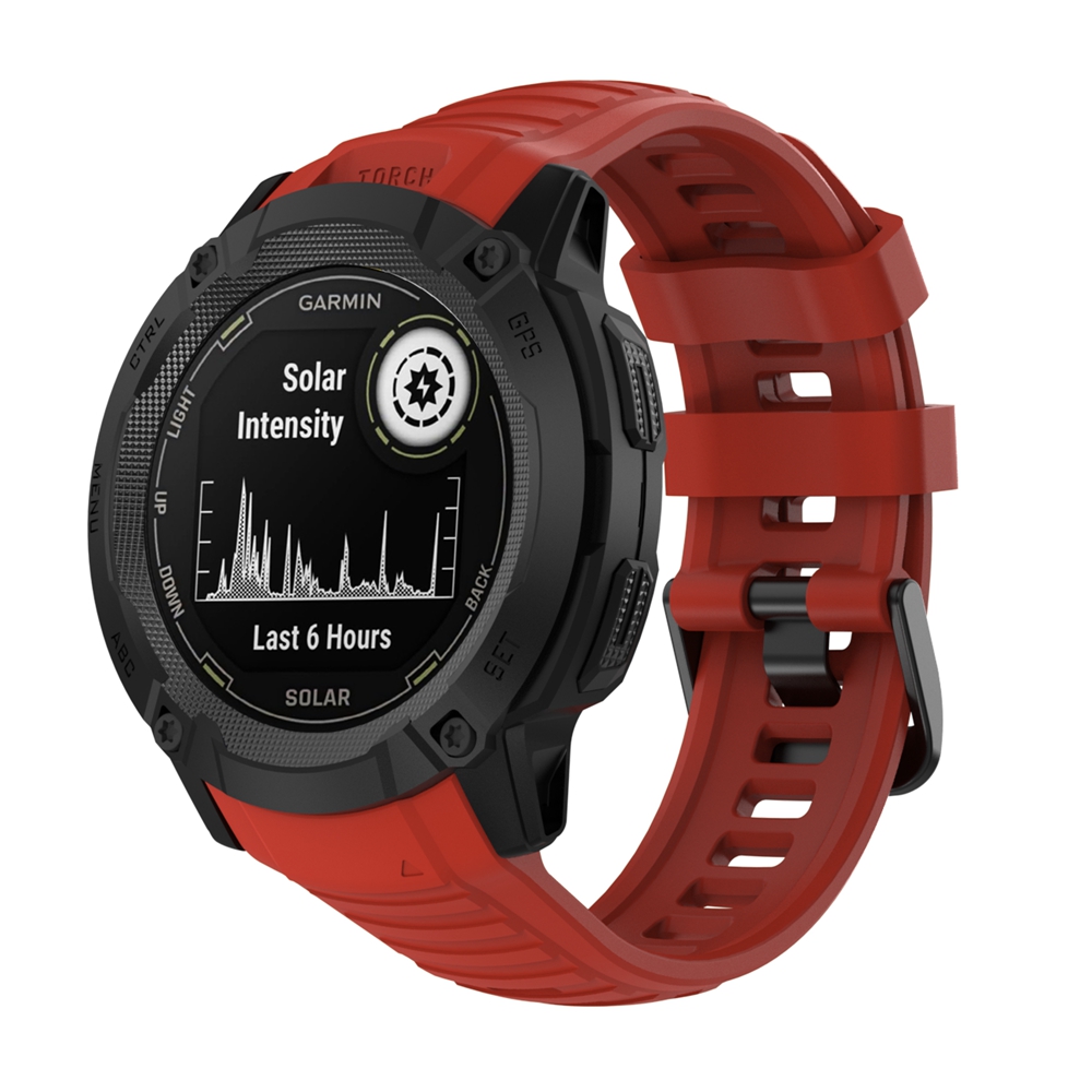 Keine Lücken 26 mm Silikonarmband für Garmin Instinct 2X Solar – Tactical Edition-Armband-Ersatzzubehör – Detail 2