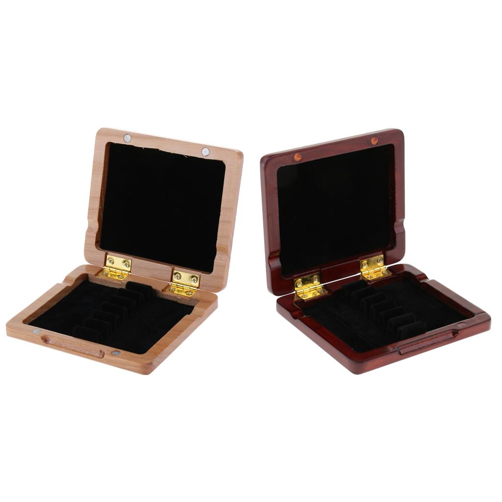 Wooden Oboe Reed Box Oboe Reed Case Holder Storage Container Protector for 6pcs Oboe Reed Case Oboe Reed Woodwind Access