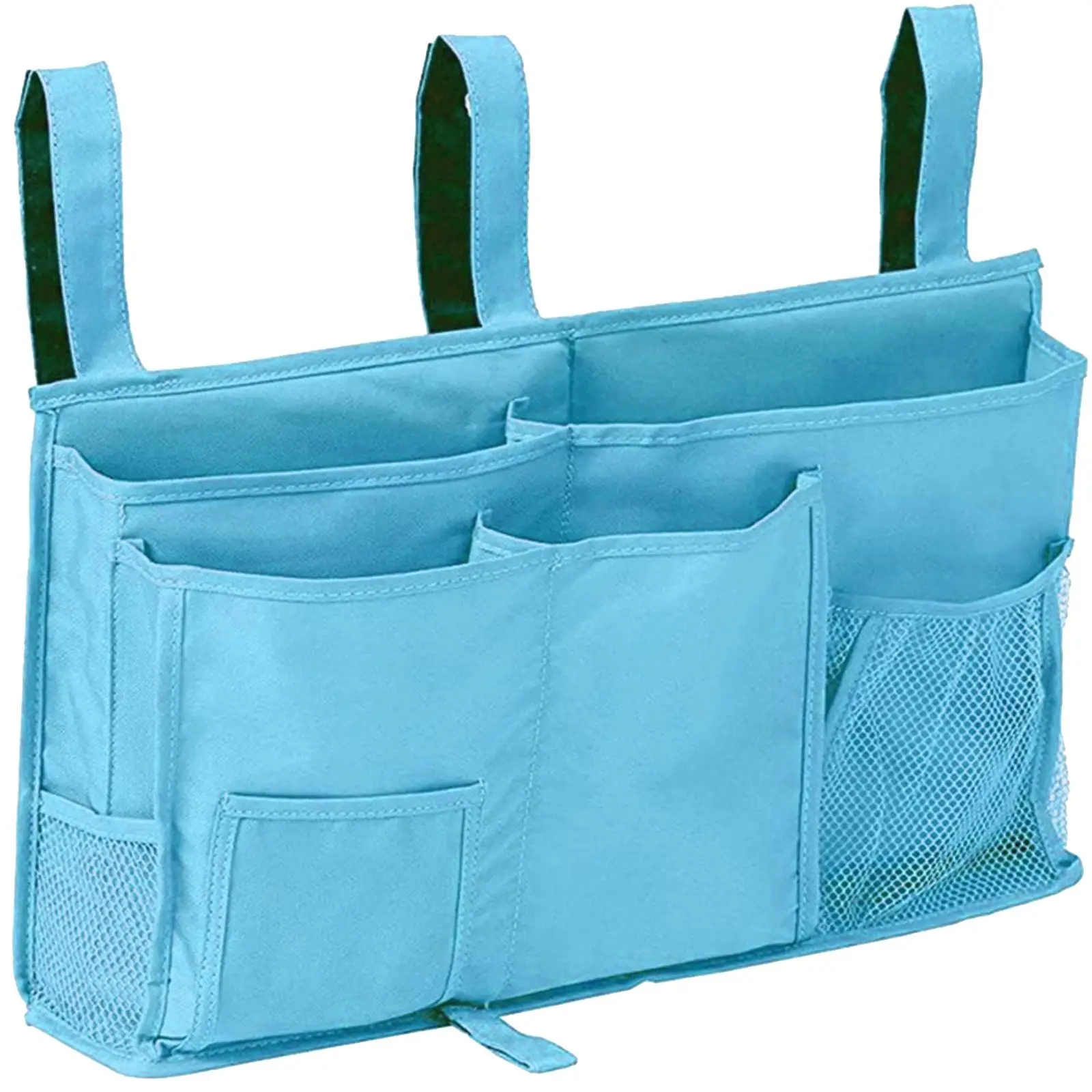 Hanging Bed Organizer under Mattress Bedside Caddy Bag for College Dorm Bed