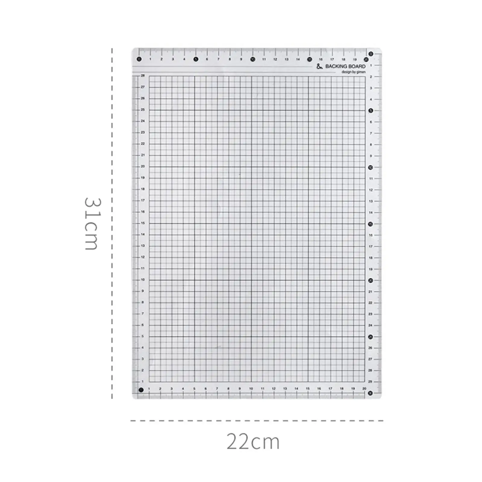 A4 Cutting Mat Lightweight Craft Mat with Measuring Grid Cutting Pad for Arts Crafts Projects Quilting Sewing Scrapbook Paper