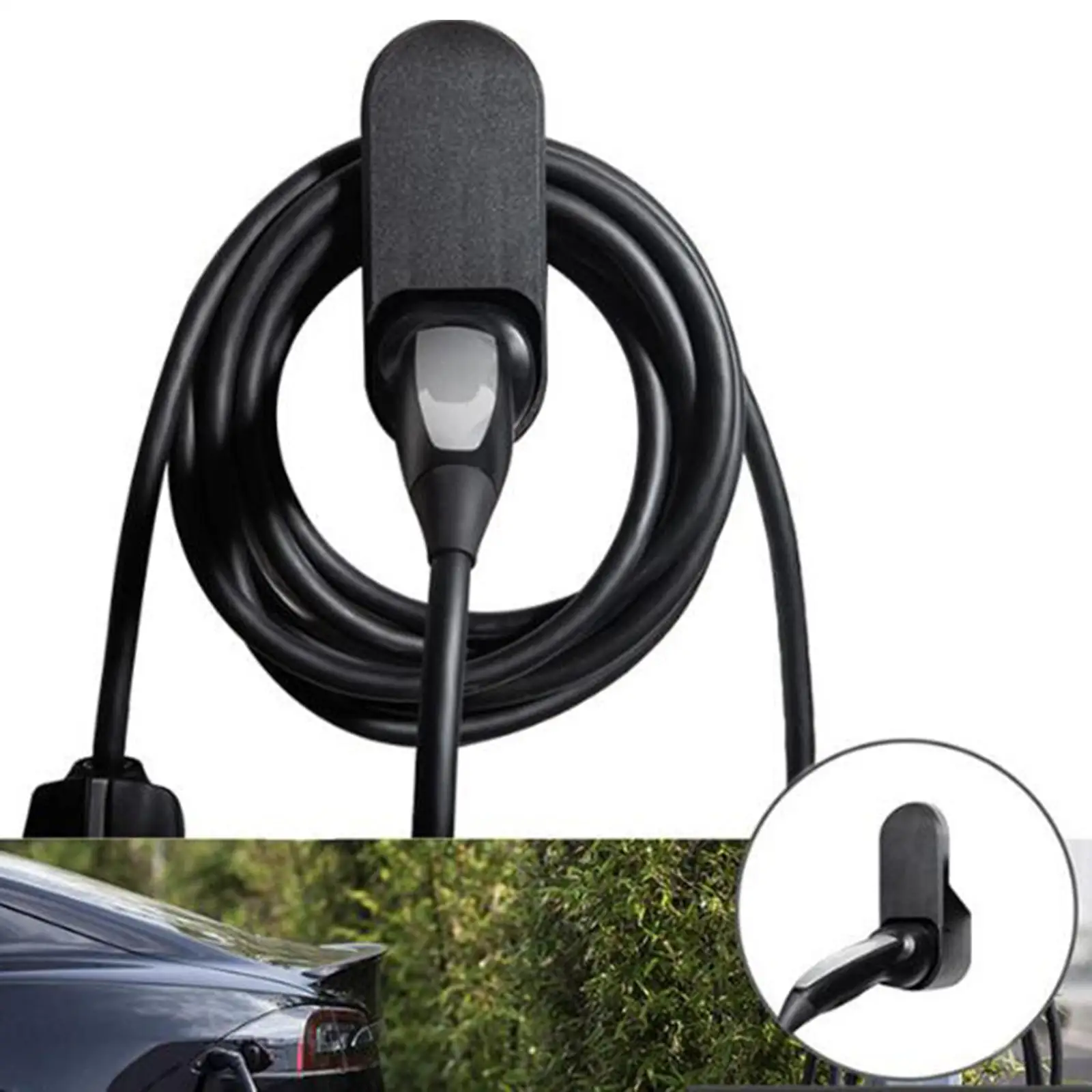 Charger Wall Holder Mount Portable Cord Holder Cable Organizer for Tesla Model 3 Y S x