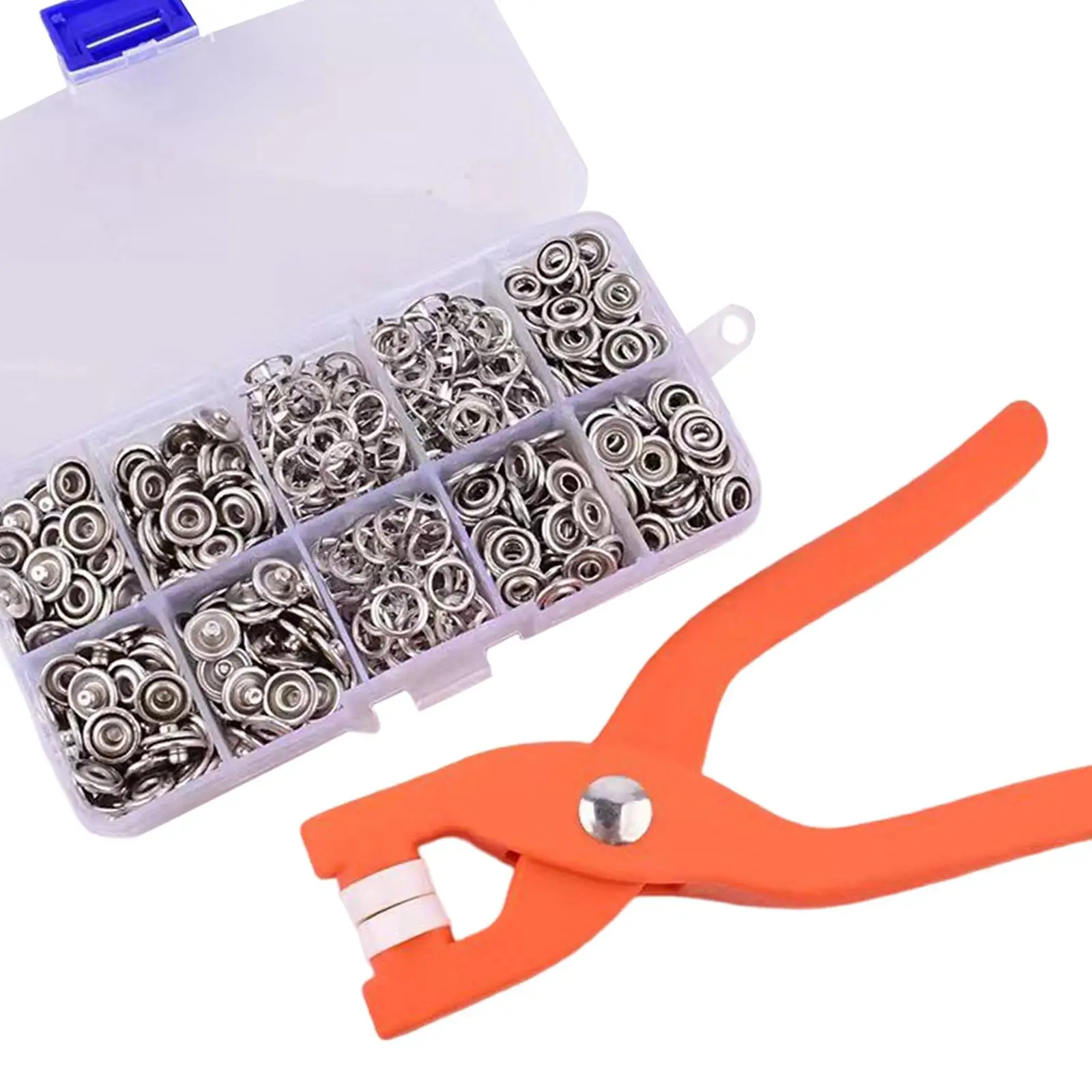 Snap Button with Press Pliers Hand Press Pliers Snap Fasteners for Romper