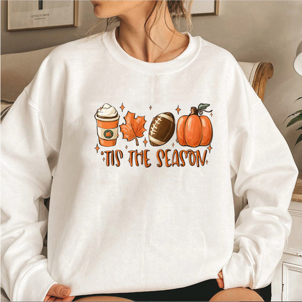 Thanksgiving Pullover, Outono Coffee Sweatshirt, Abóbora Latte Drink Tops