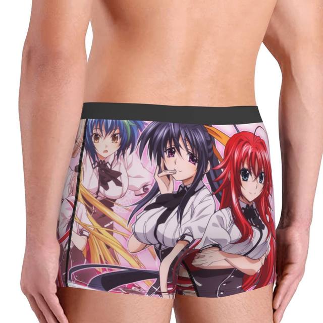 Sexy Girl High School Japanese Anime Dxd Silhouette Underwear Men Sexy  Print Custom Boxer Shorts Panties - AliExpress