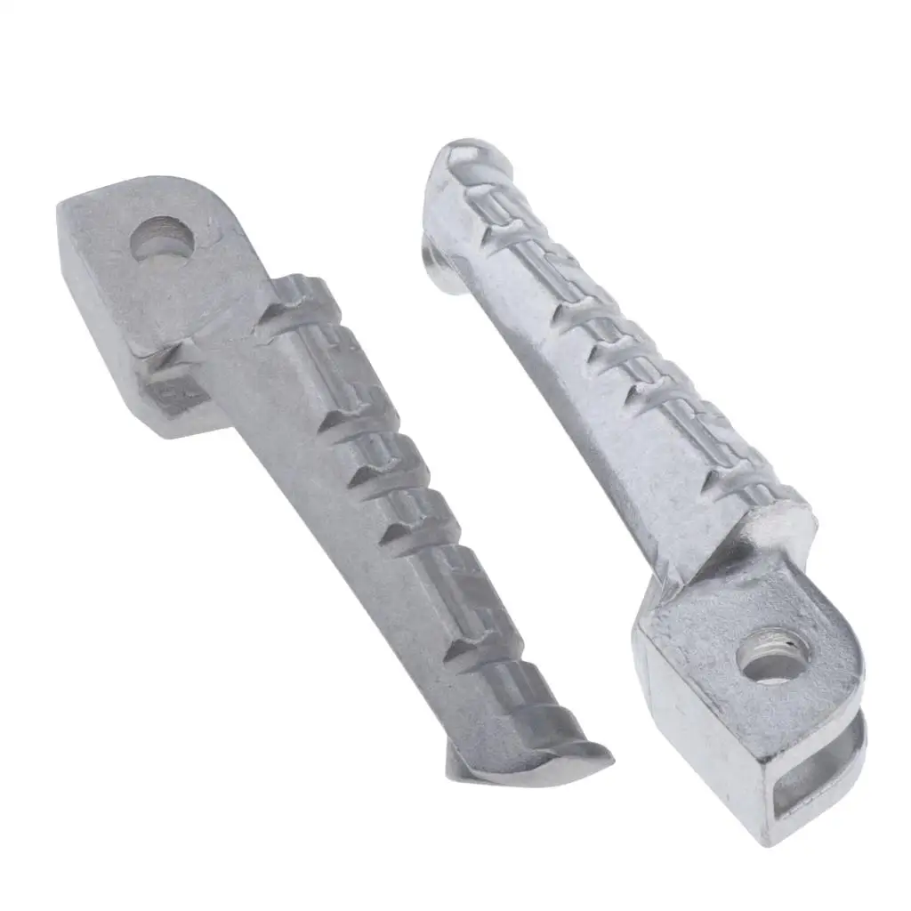 2pcs Front Passenger Foot Pegs Footrest  R 05-2015 (Silver)