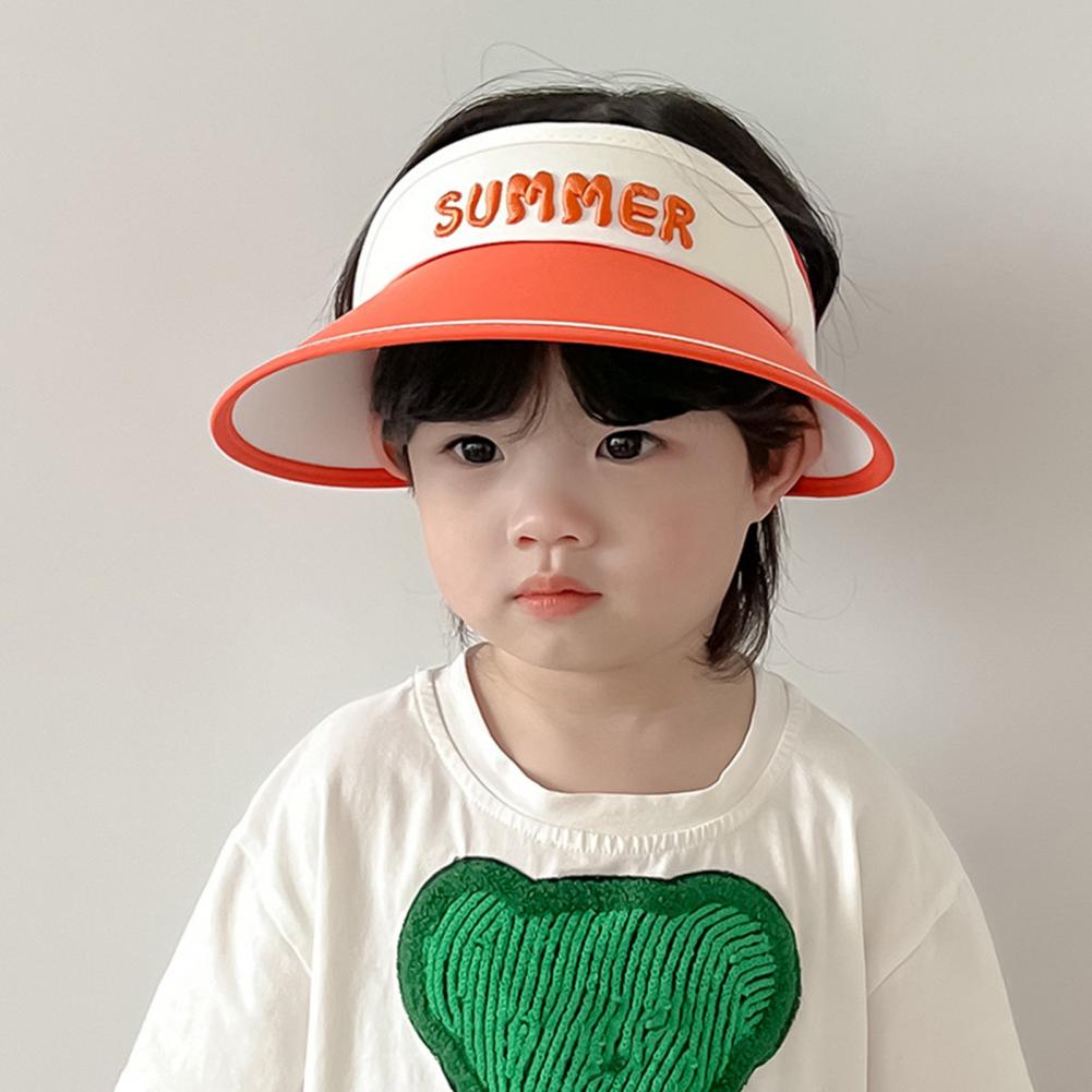 Sommer Kinder Sonne mit Mini Lüfter Leere Top Breite Krempe Visier Wandern Reise Sonnenschutz Mädchen Jungen Outdoor Hut_voghion.com