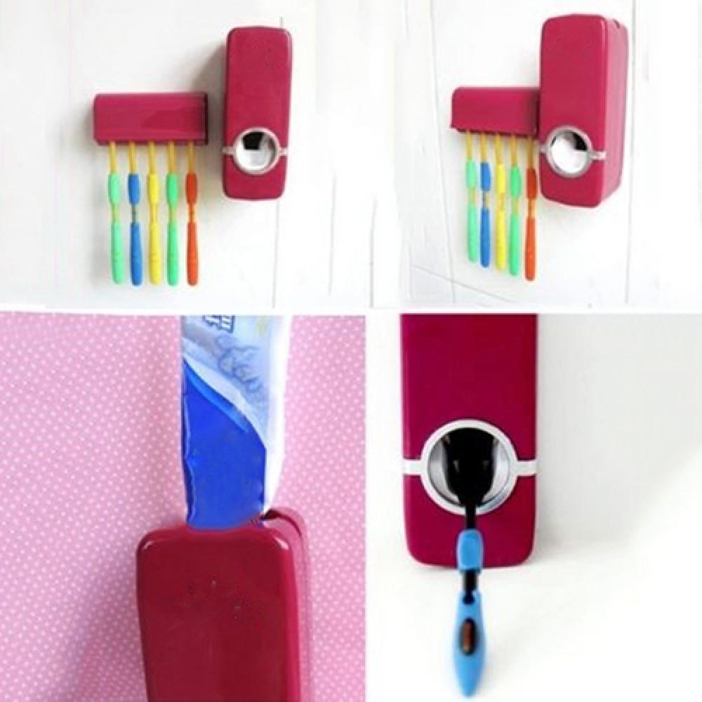 Touch Me Porte Brosse à Dents Mural avec Distributeur Automatique De Dentifrice à prix pas cher | Maroc