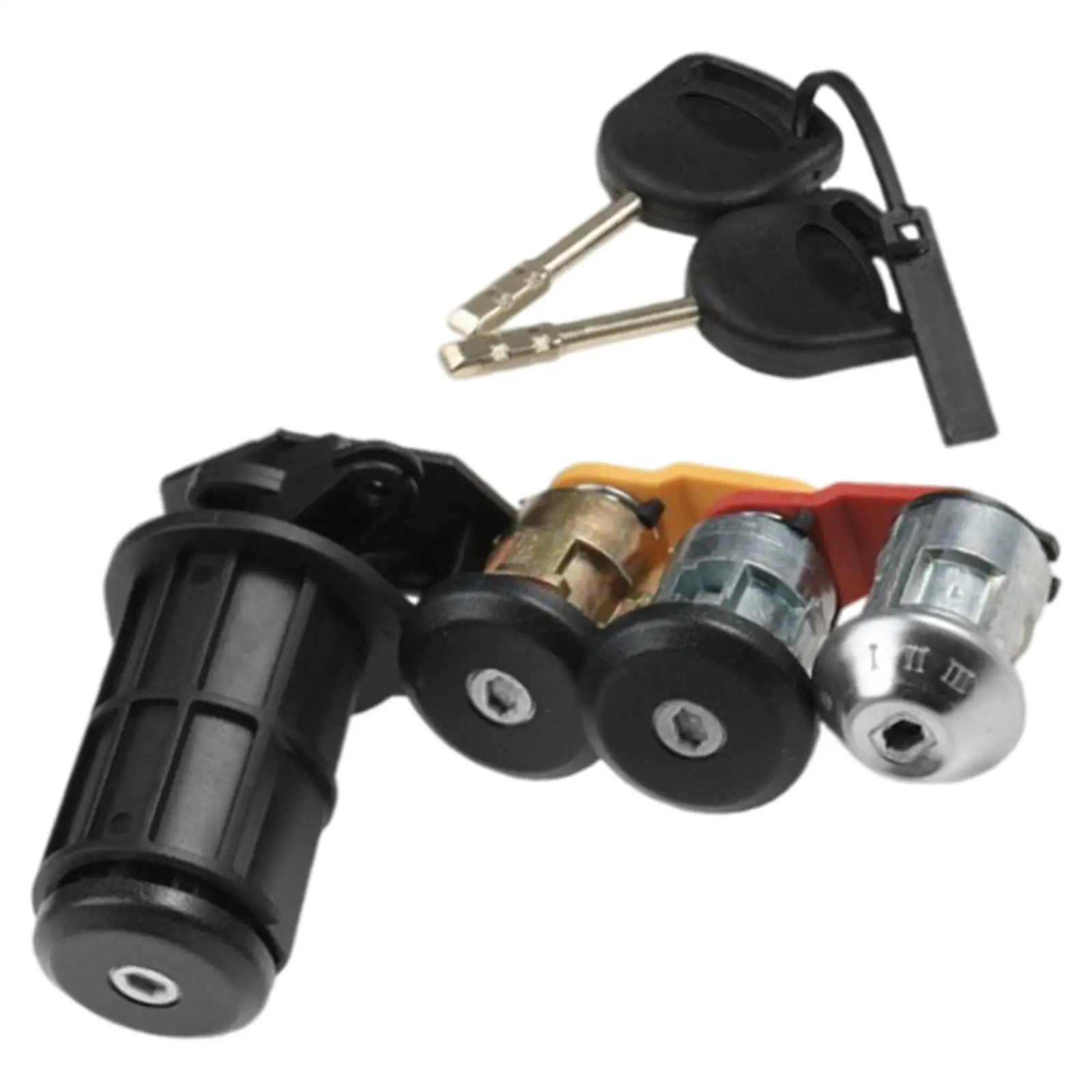 Door Lock Full Set, 7177664516 ,with 2 Keys Lock Cylinder Fit for Ford Ka Escort Courier