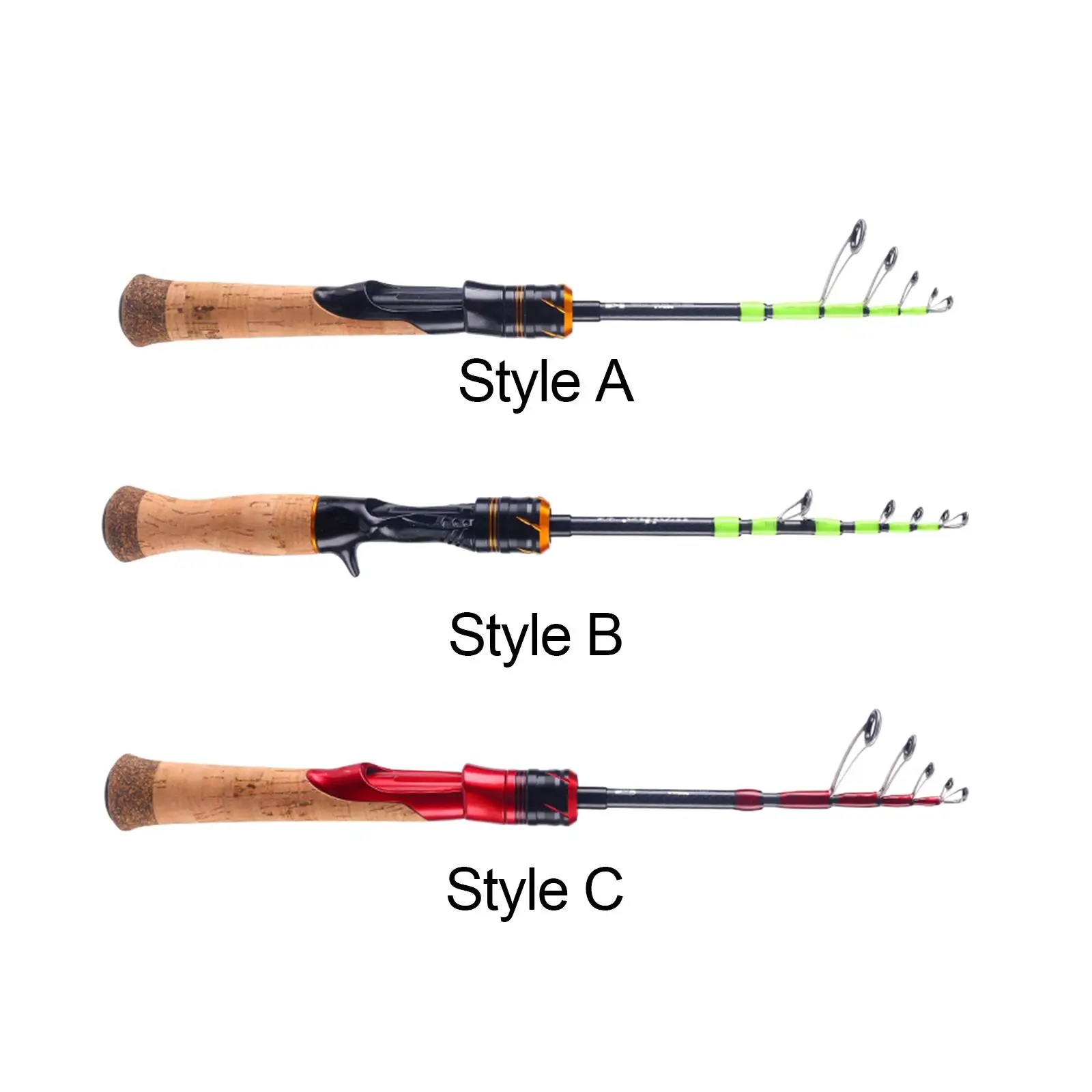 Telescopic Fishing Rod Non Slip Handle for Salmon River Fishing Accessories