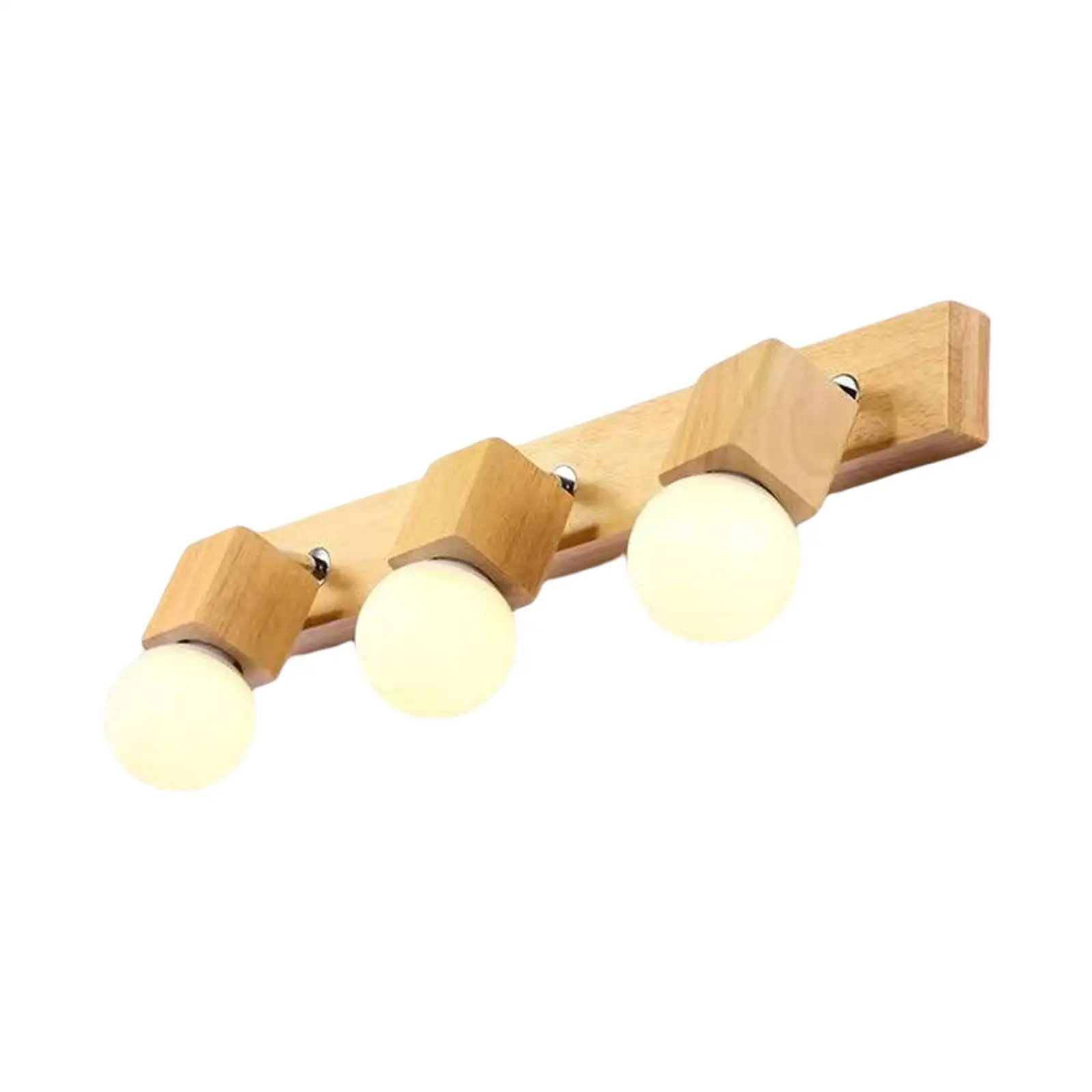 Nordic Wall Sconces Lamp Lighting Fixture Wood Decorative for Kitchen