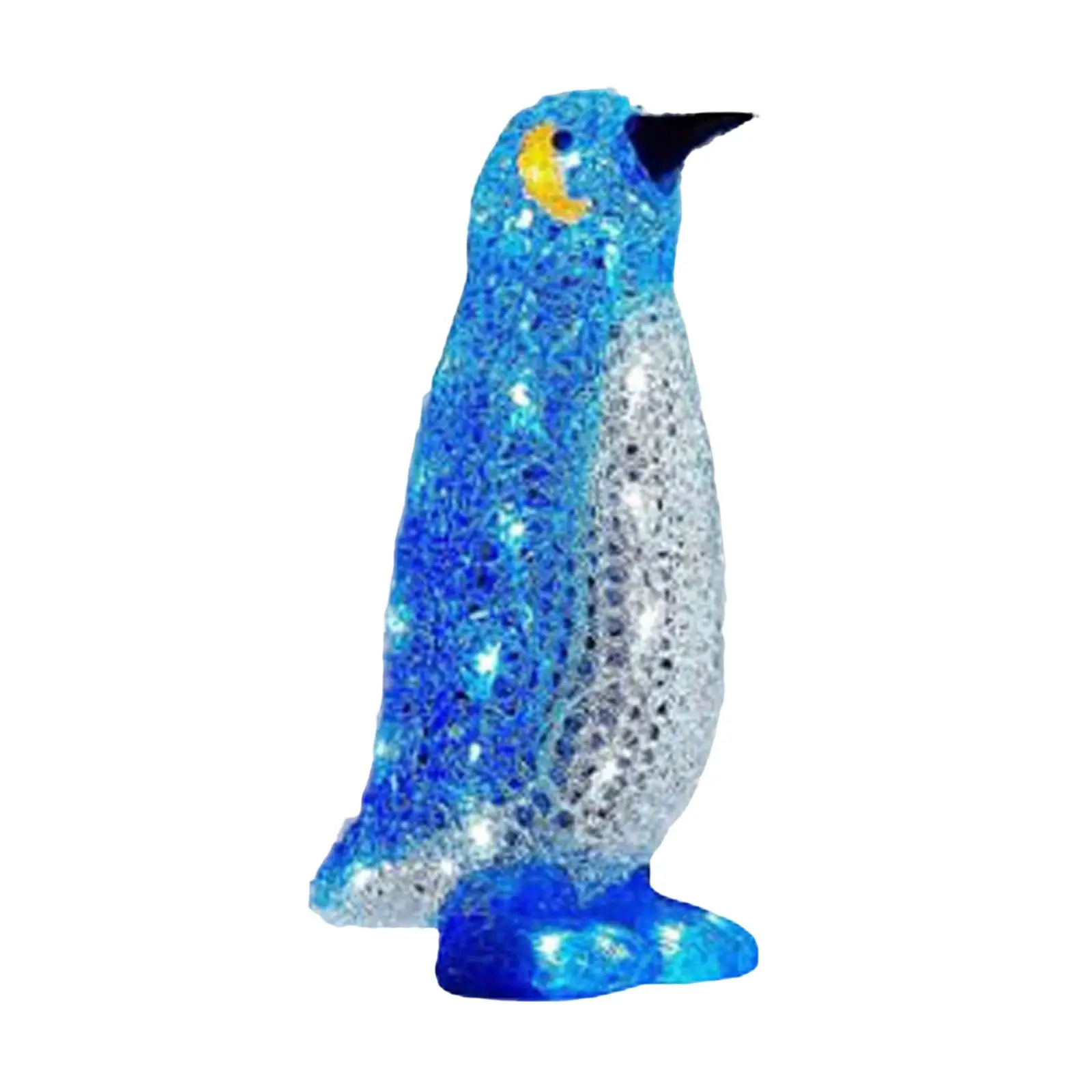 Light Up Penguin Creative Penguin Lighting Novelty Statue Lighting Figurine LED Penguin for Yard Patio Lawn Decor Ornament