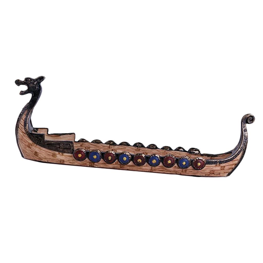 Creative Dragon Boat Fragrant Board Resin Crafts Home Decoration Ornaments Incense Stick Holder Burner