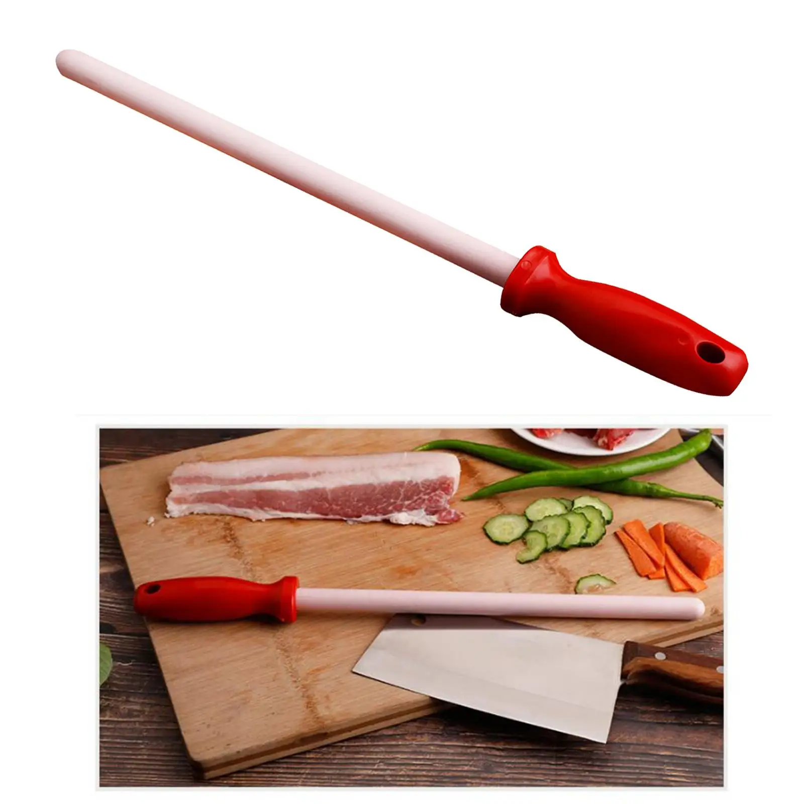 Multipurpose Sharpener Bar Ceramic Rod Manual Tool Sharpener Quickly Sharpening Polish Sharpener Rod for Chef Tools