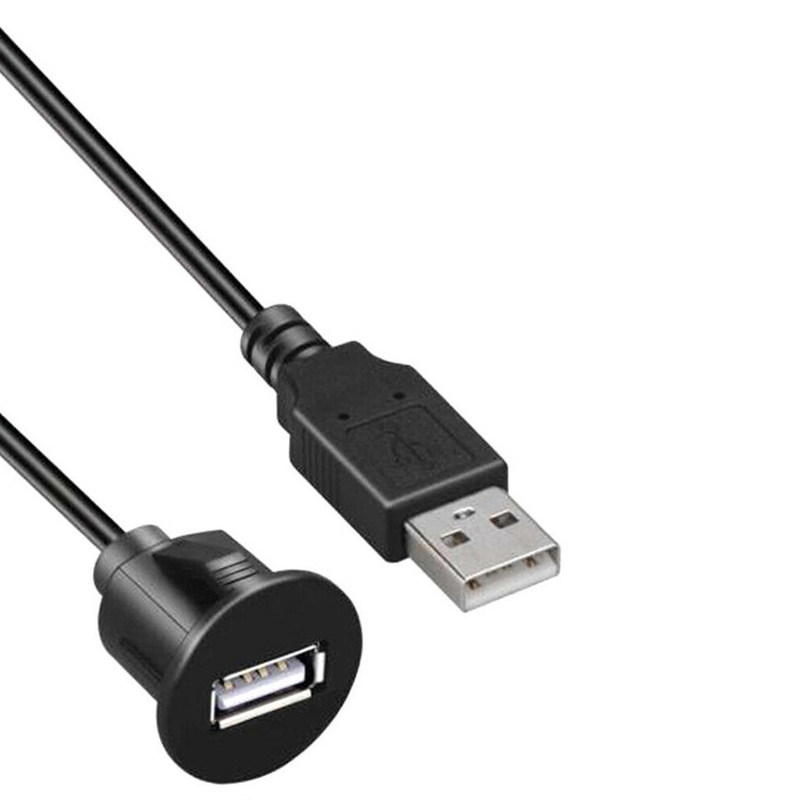 USB 2,0 wasserdichtes Kabel Stecker zu Buchse Auto Armaturen brett Stereo Line Verlängerung kabel für Motorrad – Detail 19