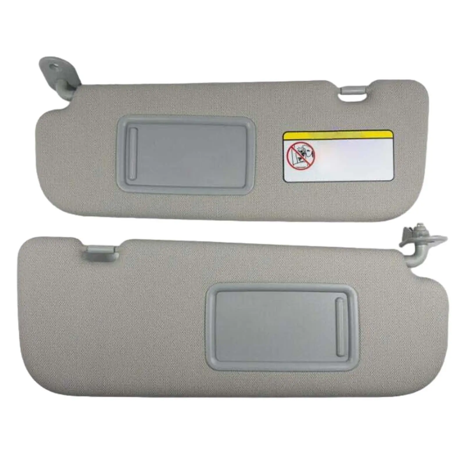 2x Sun Visor Left Right Side 85210-2V130-tx 85220-2V140-tx Sunproof Plate Grey for Veloster Good Performance Accessories