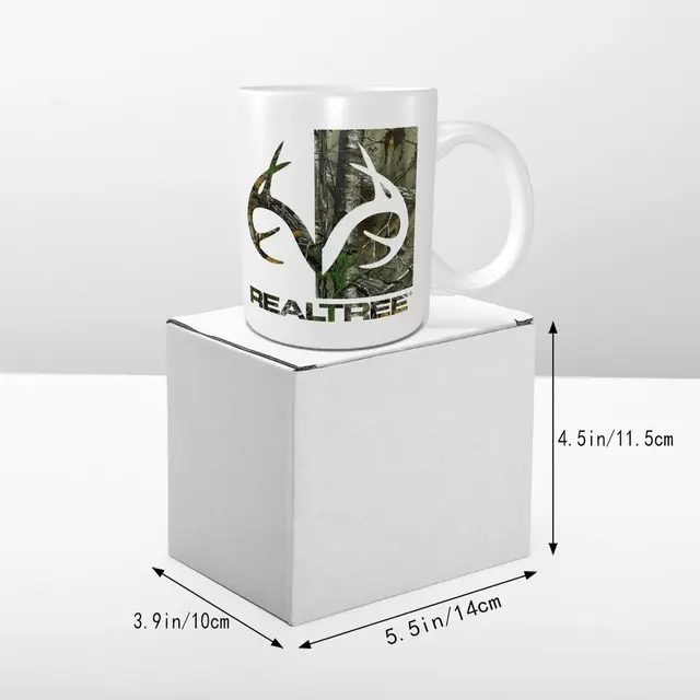 Custom Coffee Mug - Realistic Tree Camo - 11 ounce — Bar Products