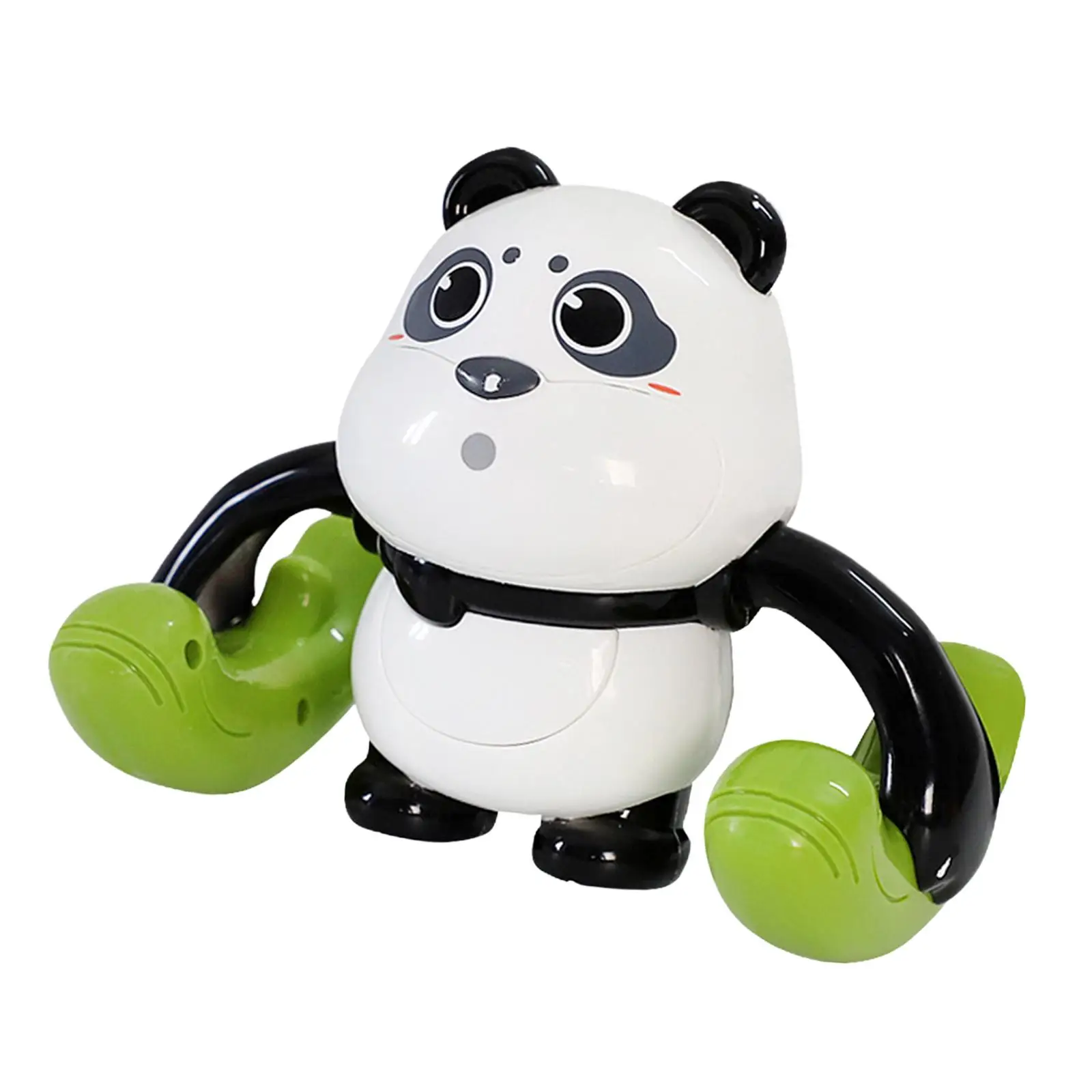 Crawling Panda Toy Early Learning Sound Effect Electric Panda Toys Rolling for Preschool Birthday Crawling Early Education Gift