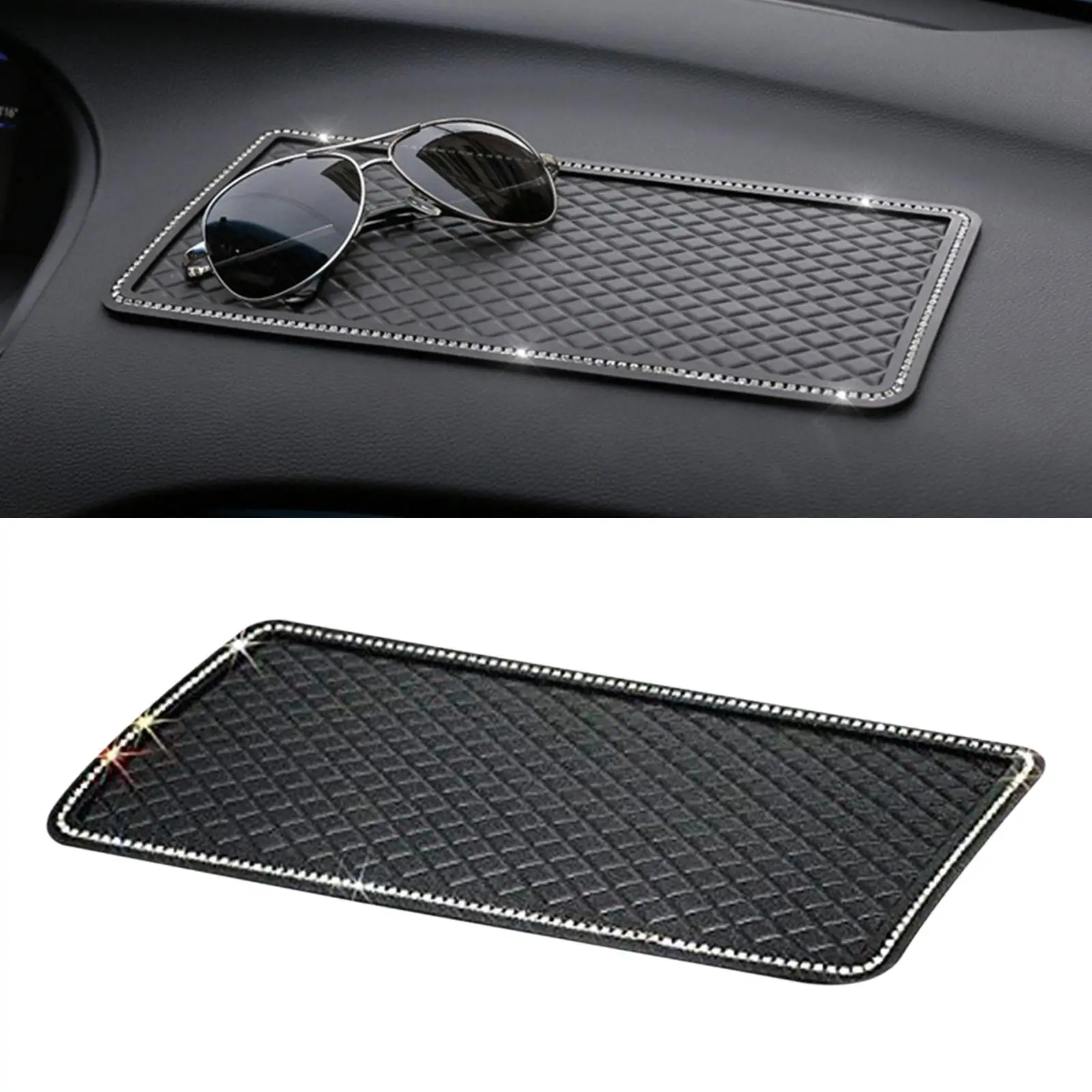 Universal Car Anti Slip Sticky Dashboard Pad Removable Gripping Pad Non Slip Mat for Electronic Devices Keys