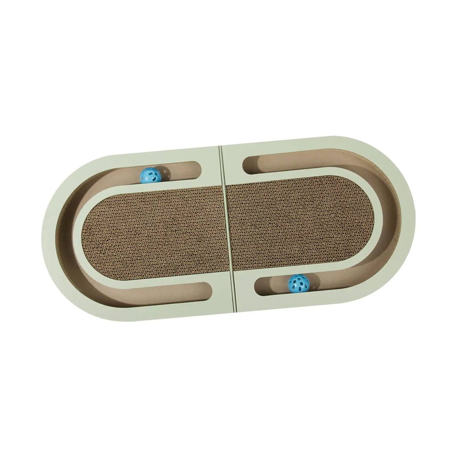 Ball Track Toys Scratching Board Couch Scratching Lounge Bed Cat Scratcher Cardboard for Small Medium Large Cats Kitten Sleeping