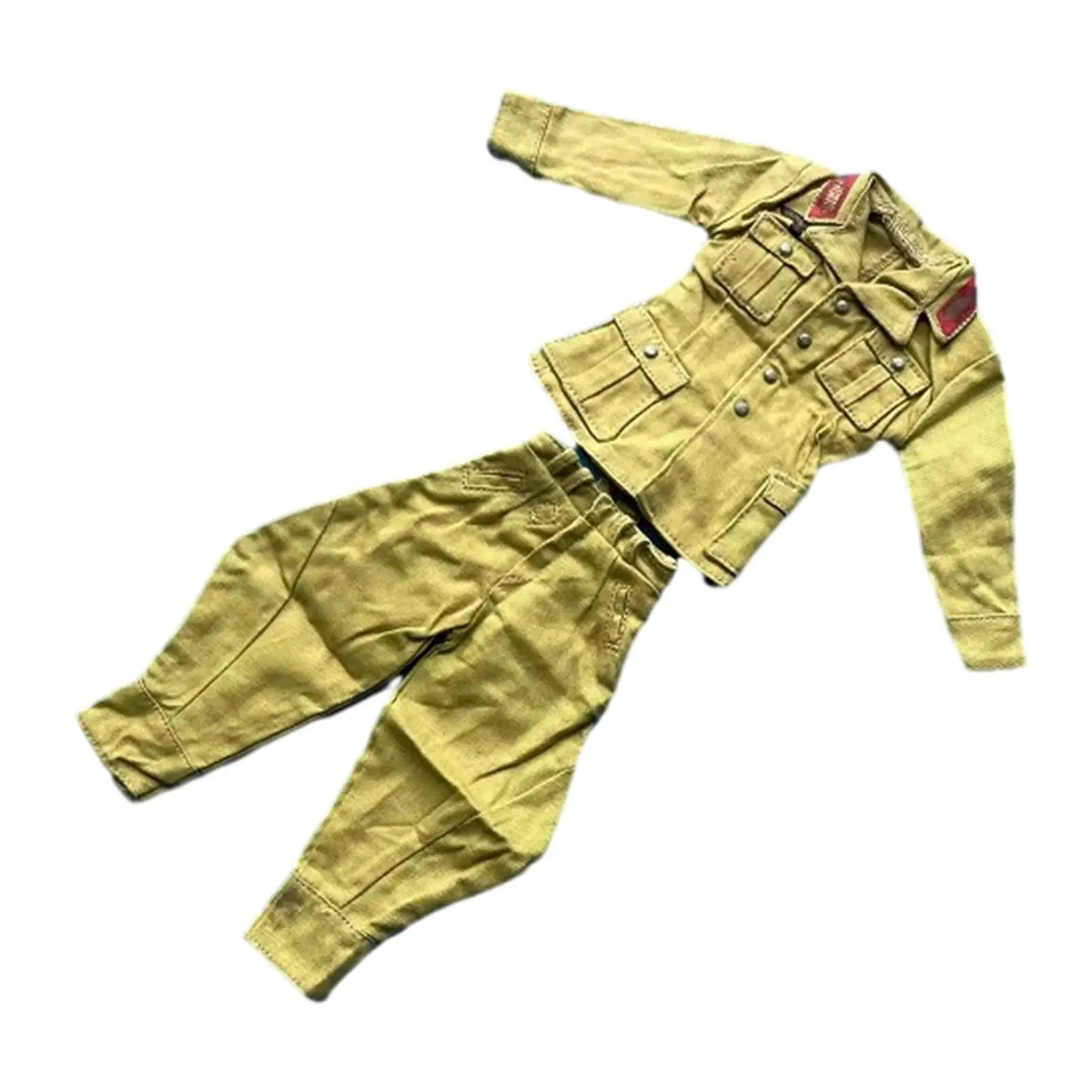 1/6 Figure Clothes Officer Uniform Set Miniature Soldier Costume for 12inch Female Figures
