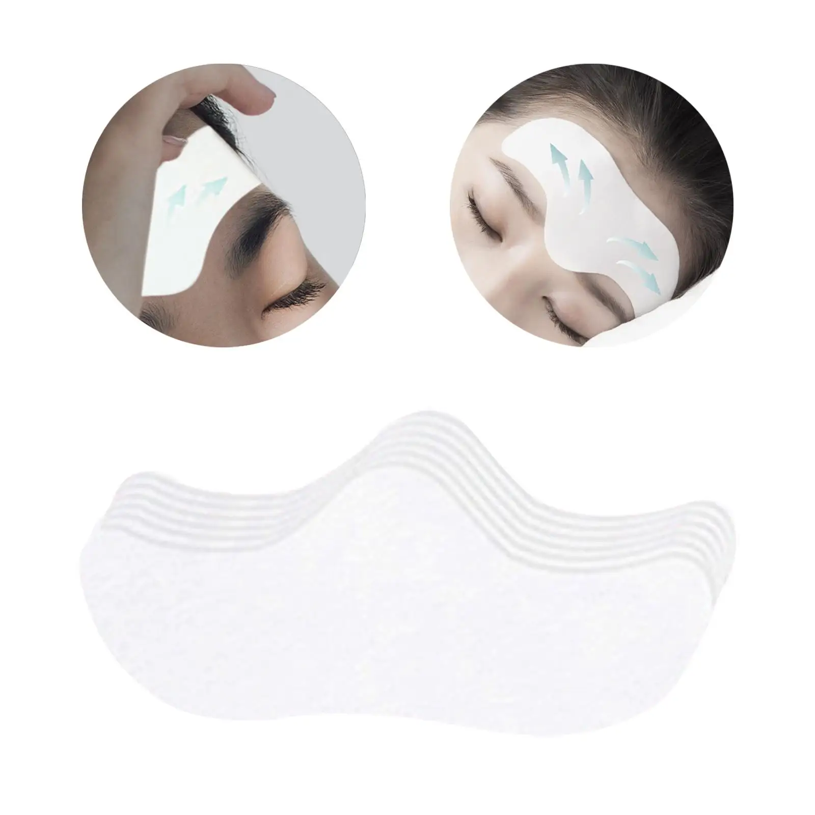 6Pcs Forehead Wrinkle Resistant Patches Face Smoothing Patches for Men Women Forehead Wrinkle Resistant Skin Care Tapes Mask