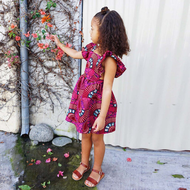 Robe Princesse Dashiki Africaine Pour Bébé Fille - Manches Courtes, Style Ethnique | Tendance 2025