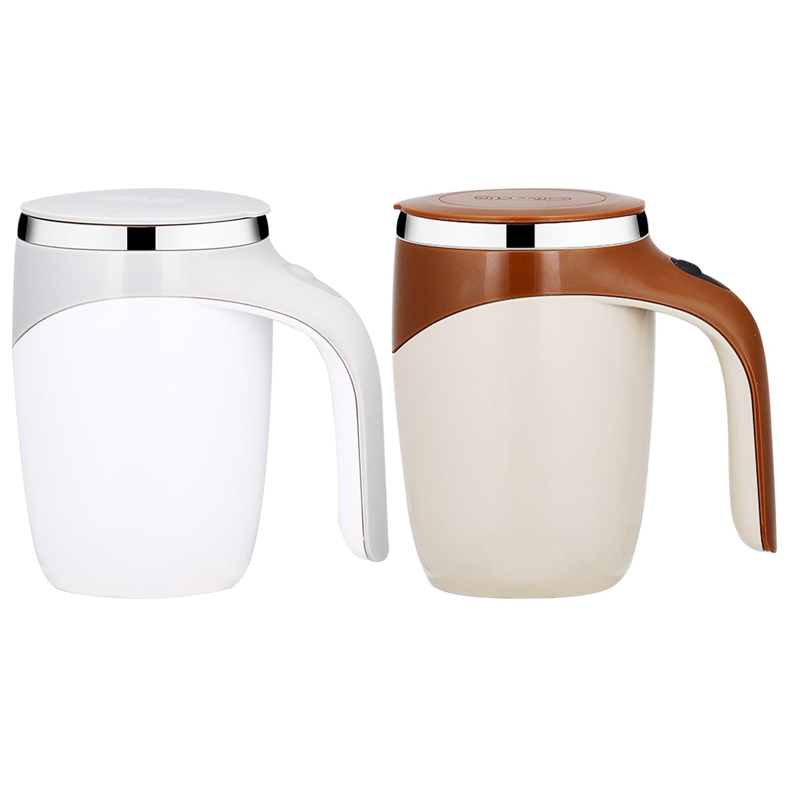 Self Mixing Coffee Mug Magnetic Rotating 380ml  Mixer Cup for Home Coffee/Tea/Hot Chocolate/Milk Mug Christmas Birthday Gift