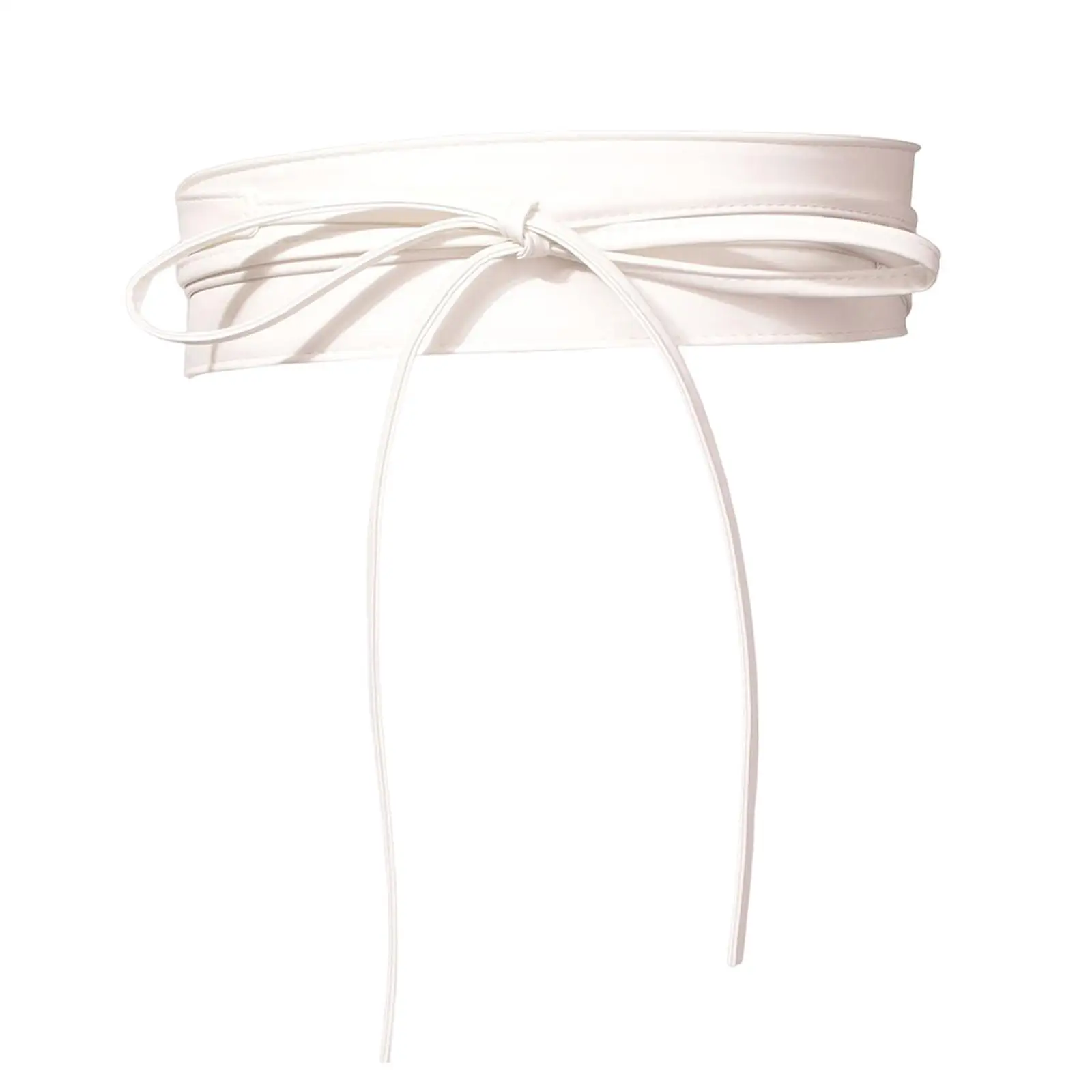 Flexible Wide Waist Belt PU Leather Casual Decorative Wrap Around Elegant Waistband for Ladies Girl Parties Mini Skirt Blazer