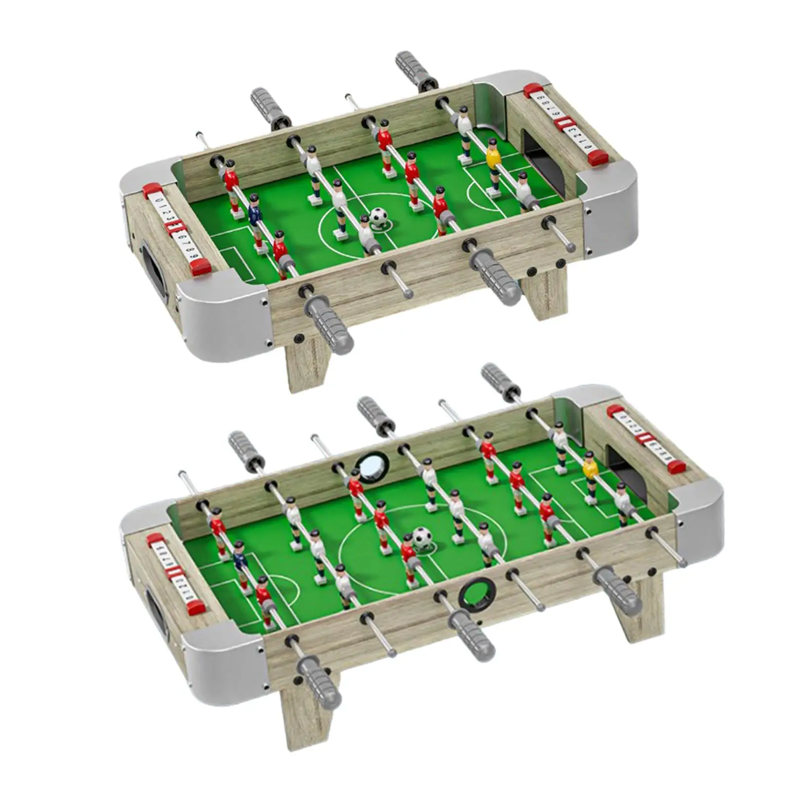 DIY Soccer Table Football Board Game with Ball Two Hands Durable for Kids Adults