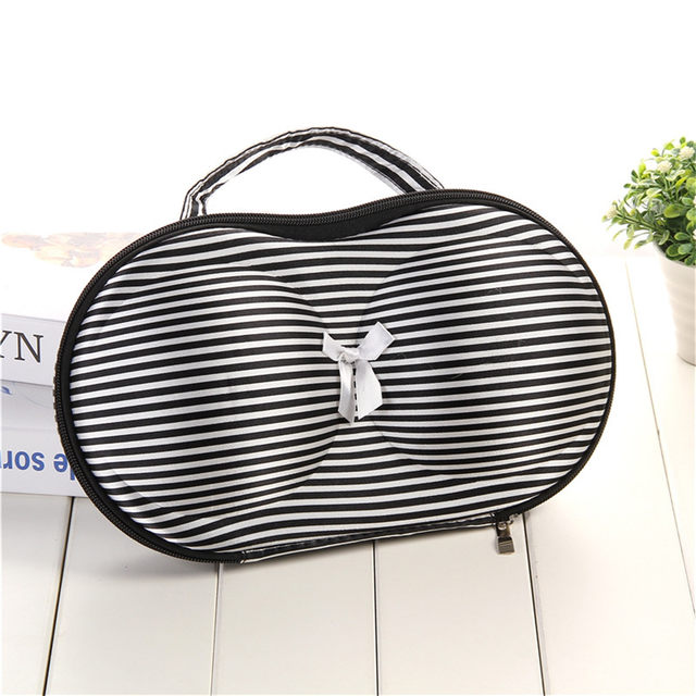 1pc Portable Invisible Bra Shaped Storage Bag Versatile Storage Box Fashion  Anti Pressure Not Deformed Shell Cosmetic Bag Home Essential, Check Out  Today's Deals Now