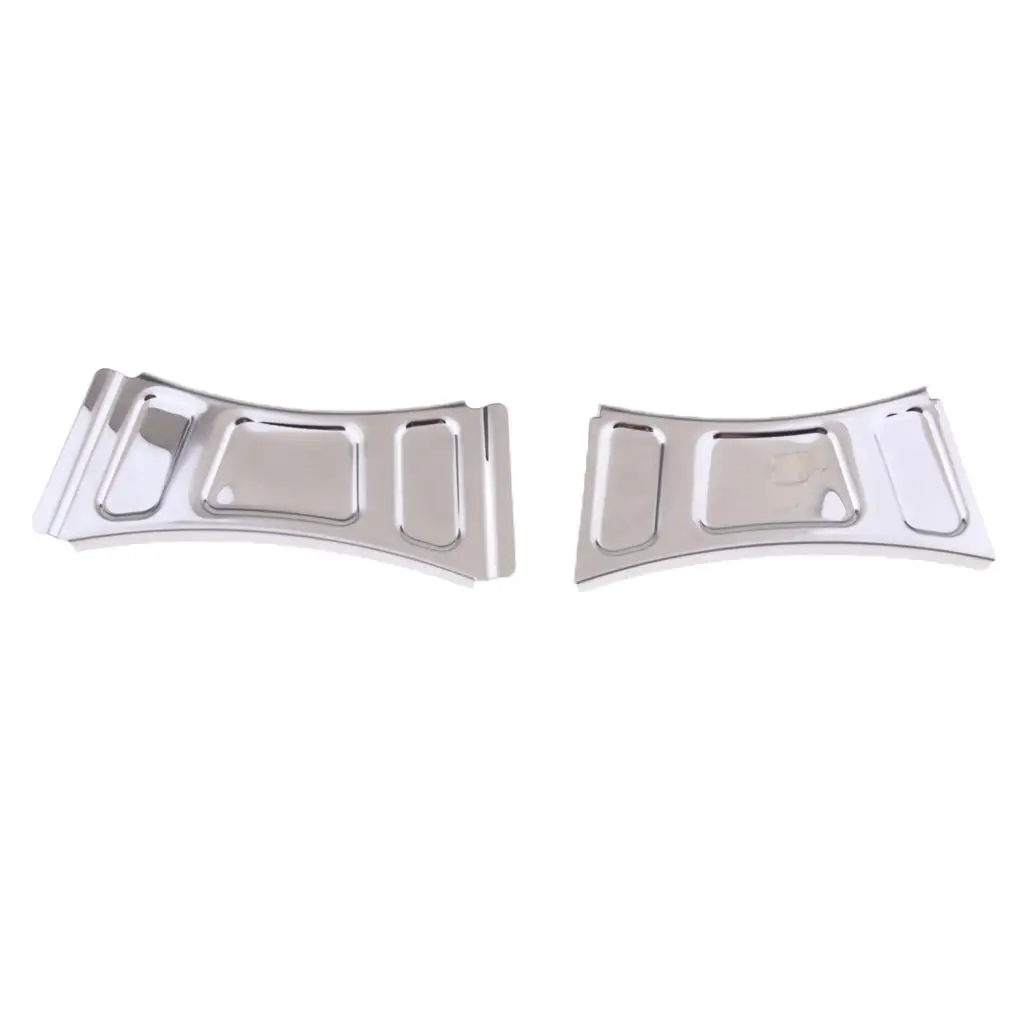 Pair of  Metal Motorcycle Down Tube  Brace Covers for Touring