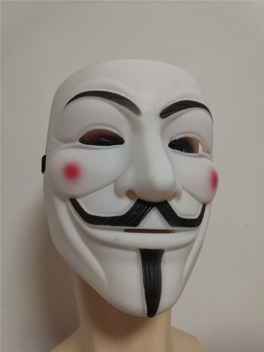 Film Cosplay V wie Vendetta Hacker Maske Anonymous Guy Fawkes Halloween Weihnachten Party Geschenk für Erwachsene Kinder Film Thema Maske – Detail 8