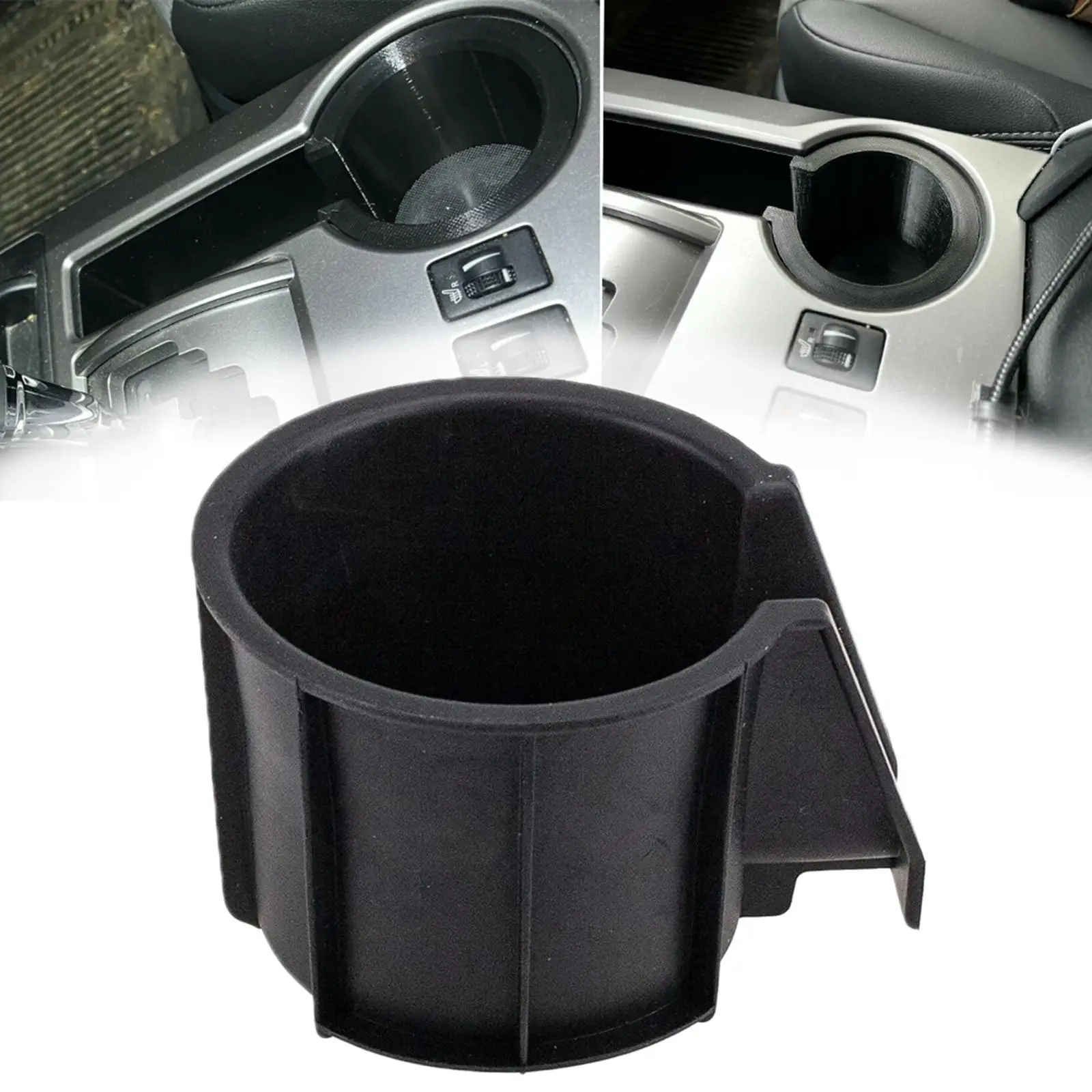 Cup Holder sub Assembly Rubber Replacement Portable Premium Practical Spare Parts Console Cup Holder Insert for 66992-35030